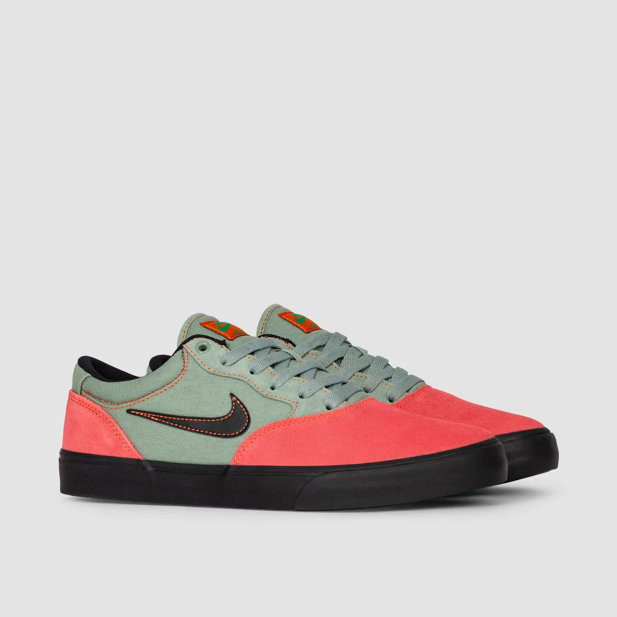 Nike SB Chron 2 Shoes - Pink Salt/Black/Jade Smoke/Sport Spice - Image 2