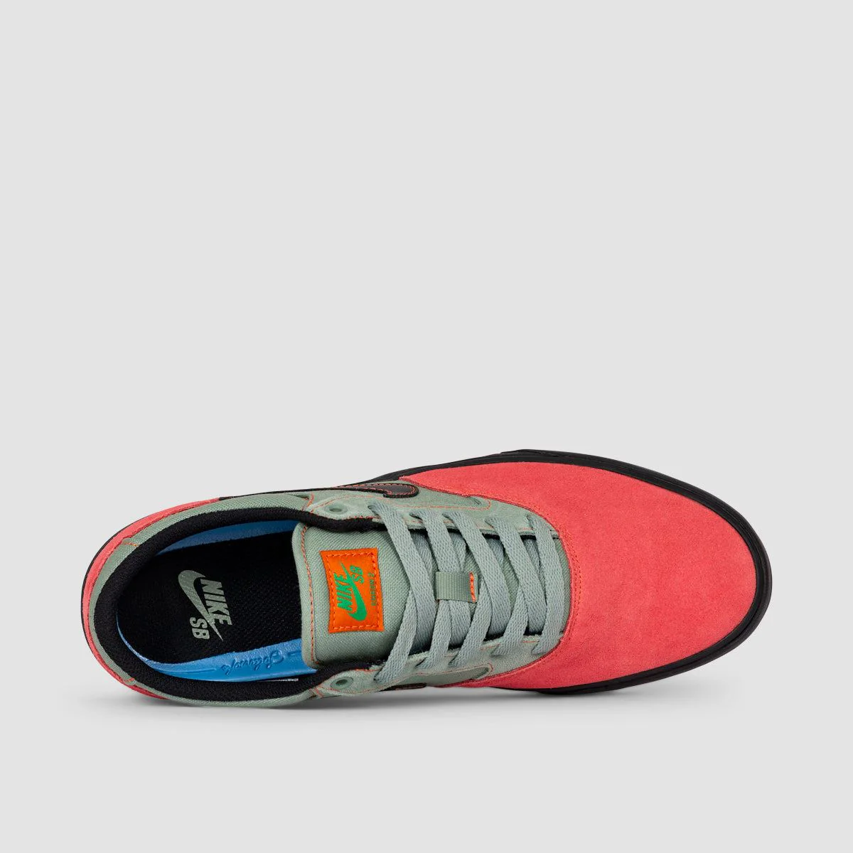 Nike SB Chron 2 Shoes - Pink Salt/Black/Jade Smoke/Sport Spice - Image 4