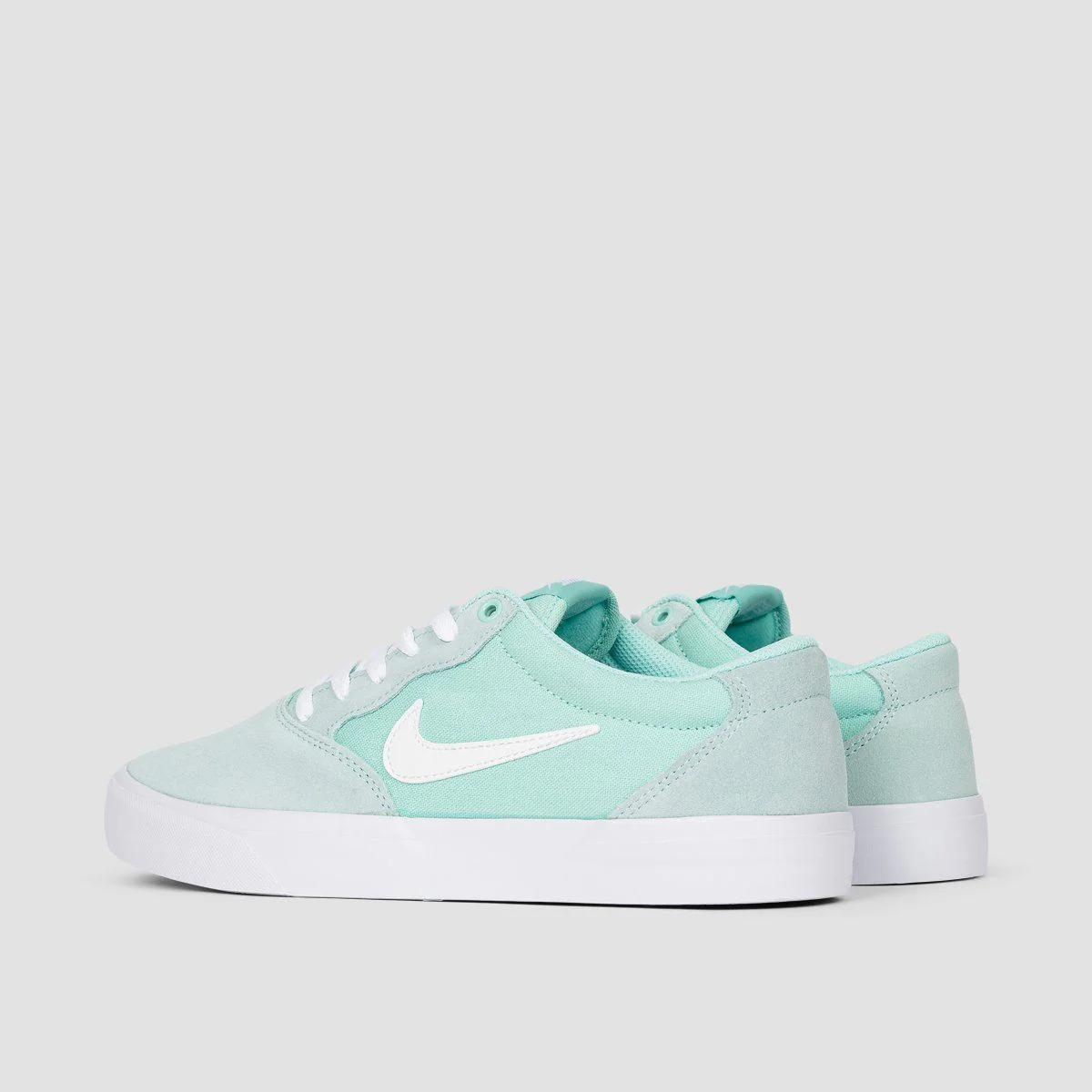Nike SB Chron Solarsoft Shoes - Light Dew/White/Light Dew/White - Image 3