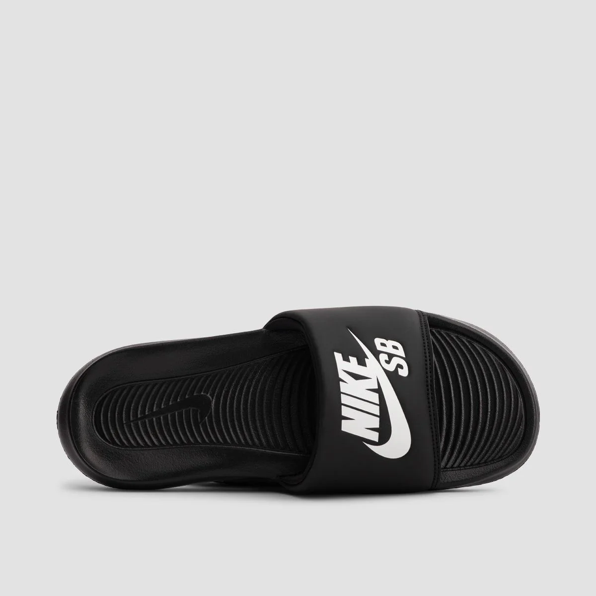 Nike Victori One Slides Black/White/Black - Image 4