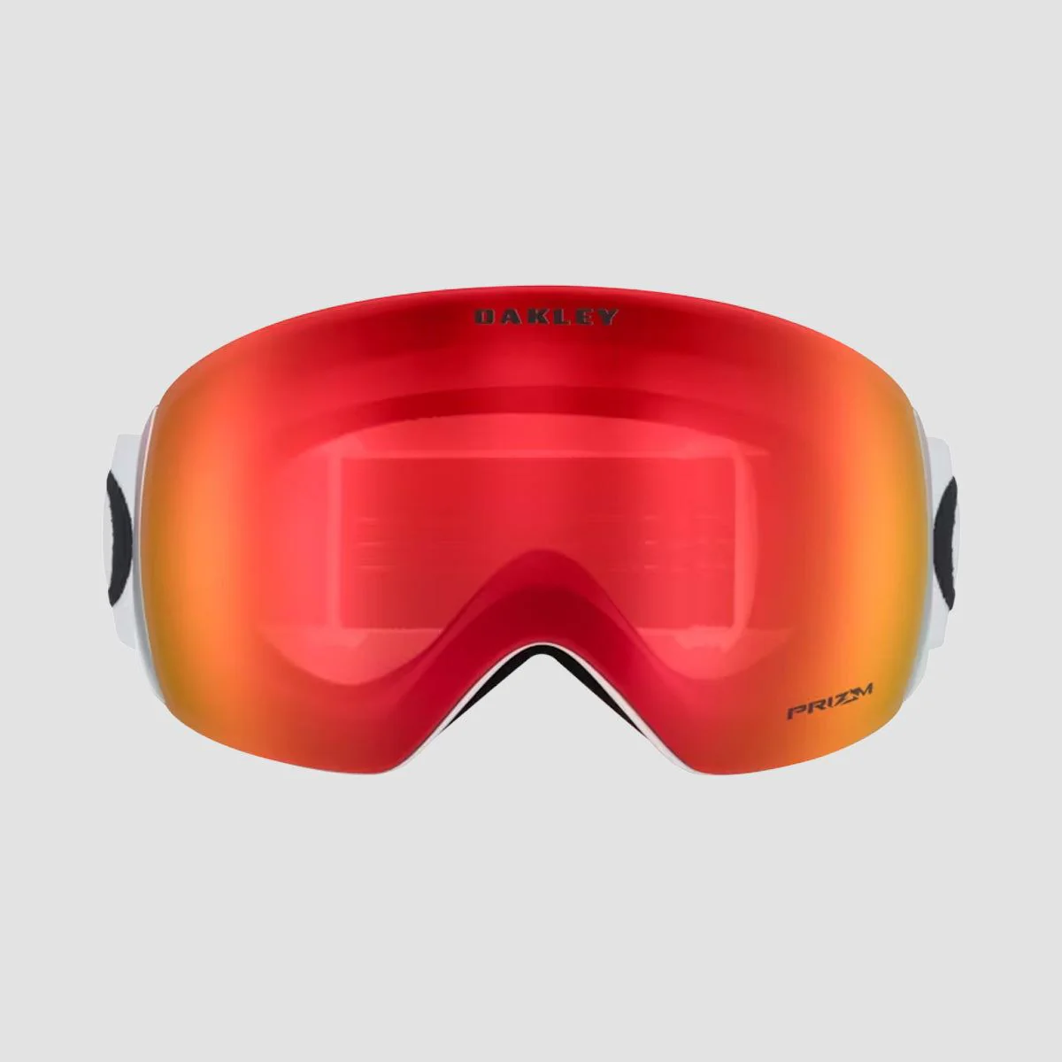 Oakley Flight Deck Snow Goggles Matte White/Prizm Snow Torch Iridium - Image 2
