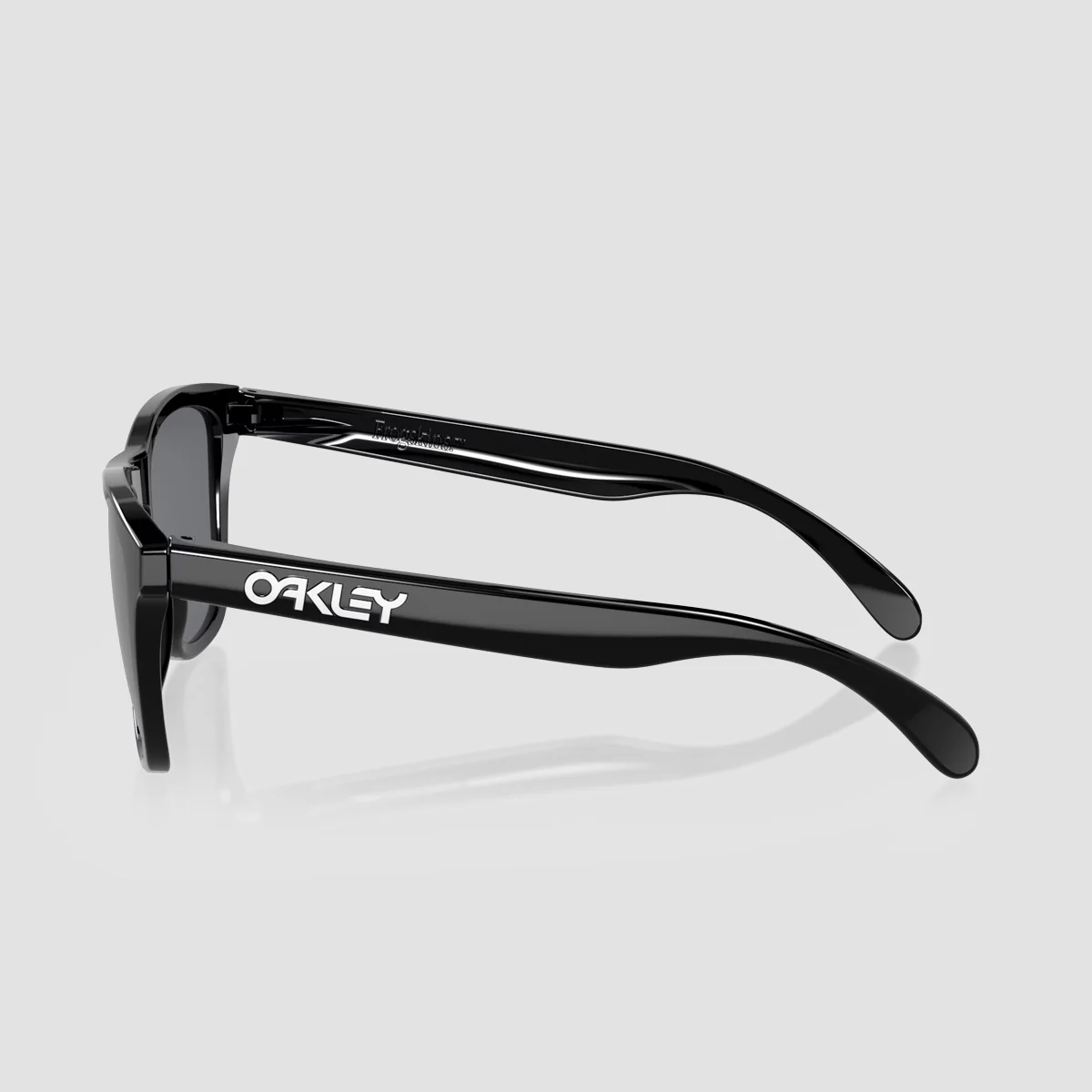 Oakley Frogskins Sunglasses Polished Black/Grey 55XL - Image 2