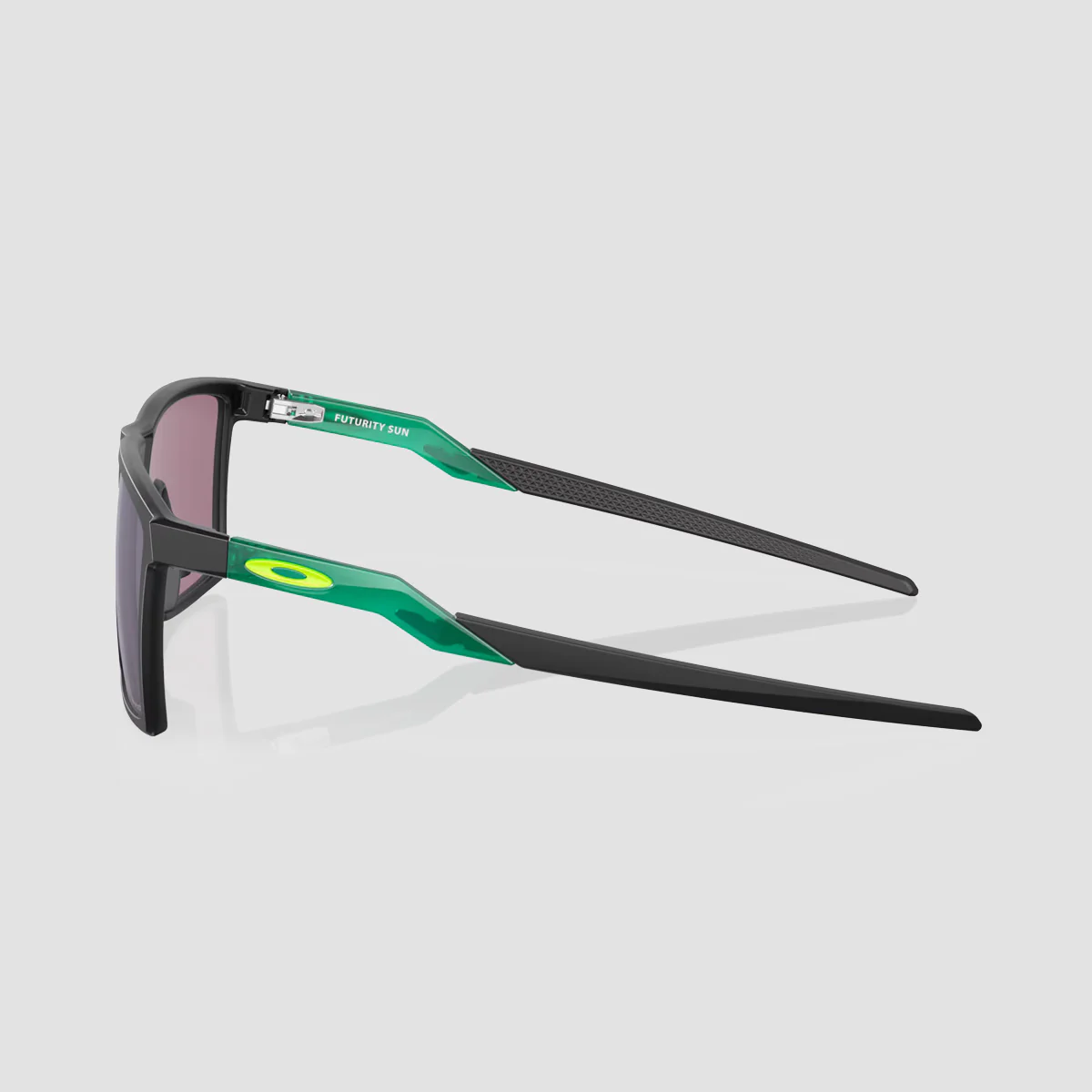 Oakley Futurity Sun Sunglasses Satin Black/Prizm Jade 57M - Image 2