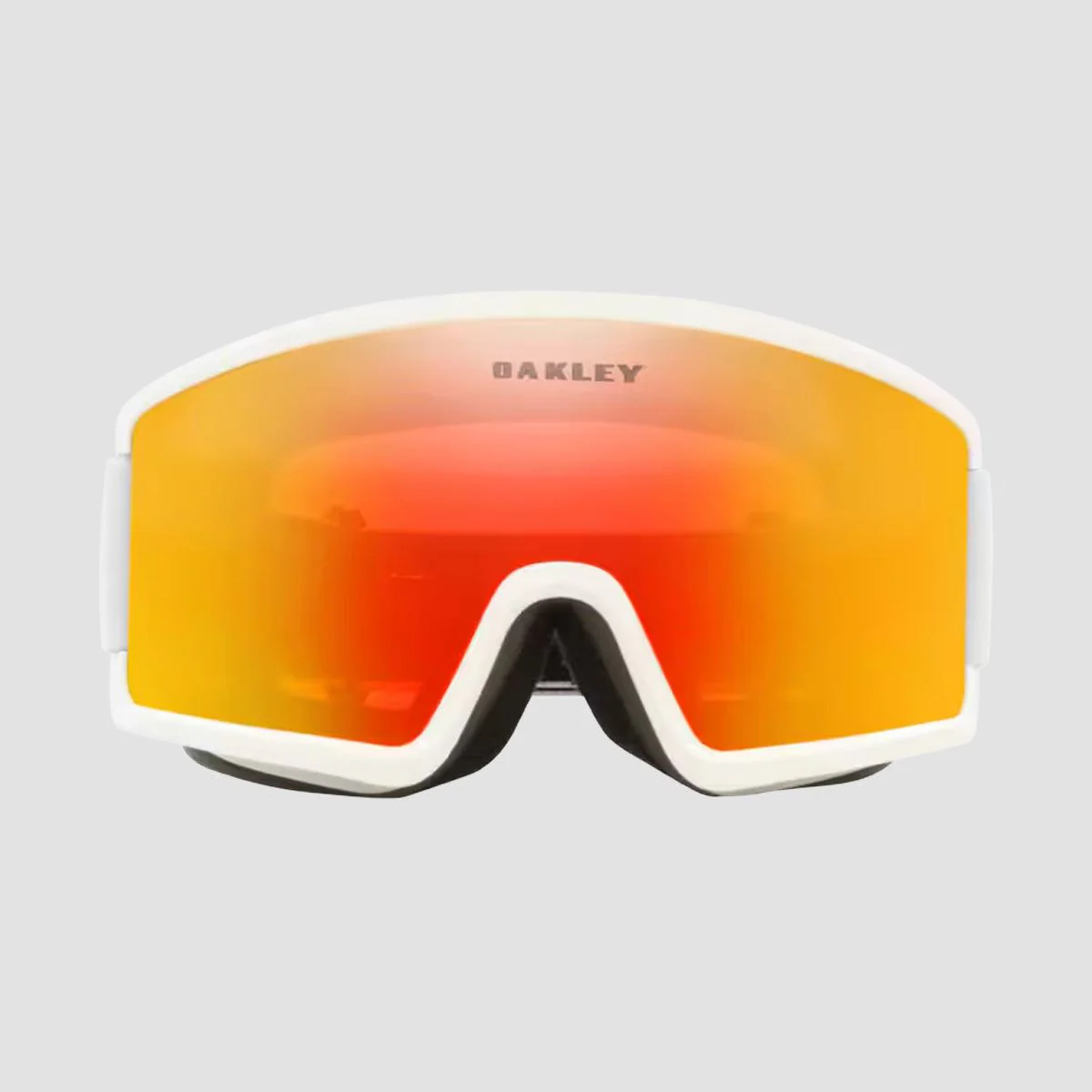 Oakley Target Line Snow Goggles Matte White/Fire Iridium - Image 2
