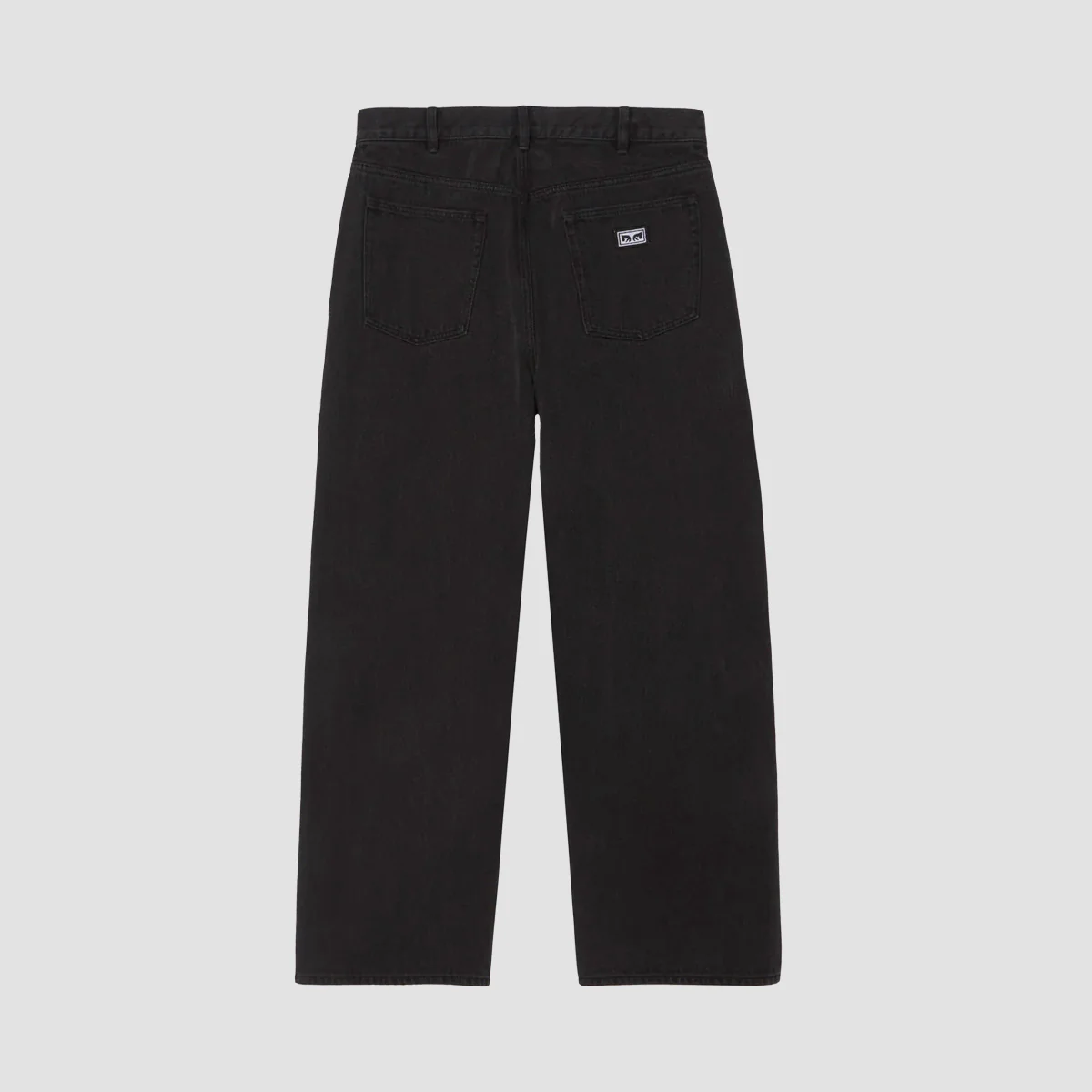 OBEY Bigwig Baggy Jeans Washed Black - Image 2