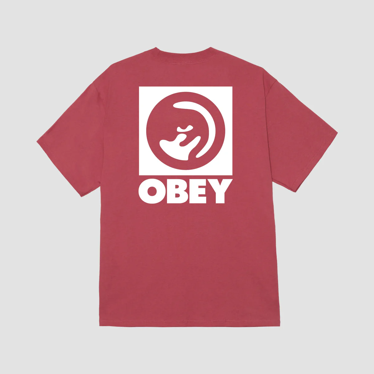 OBEY Bold Eye T-Shirt Mineral Red