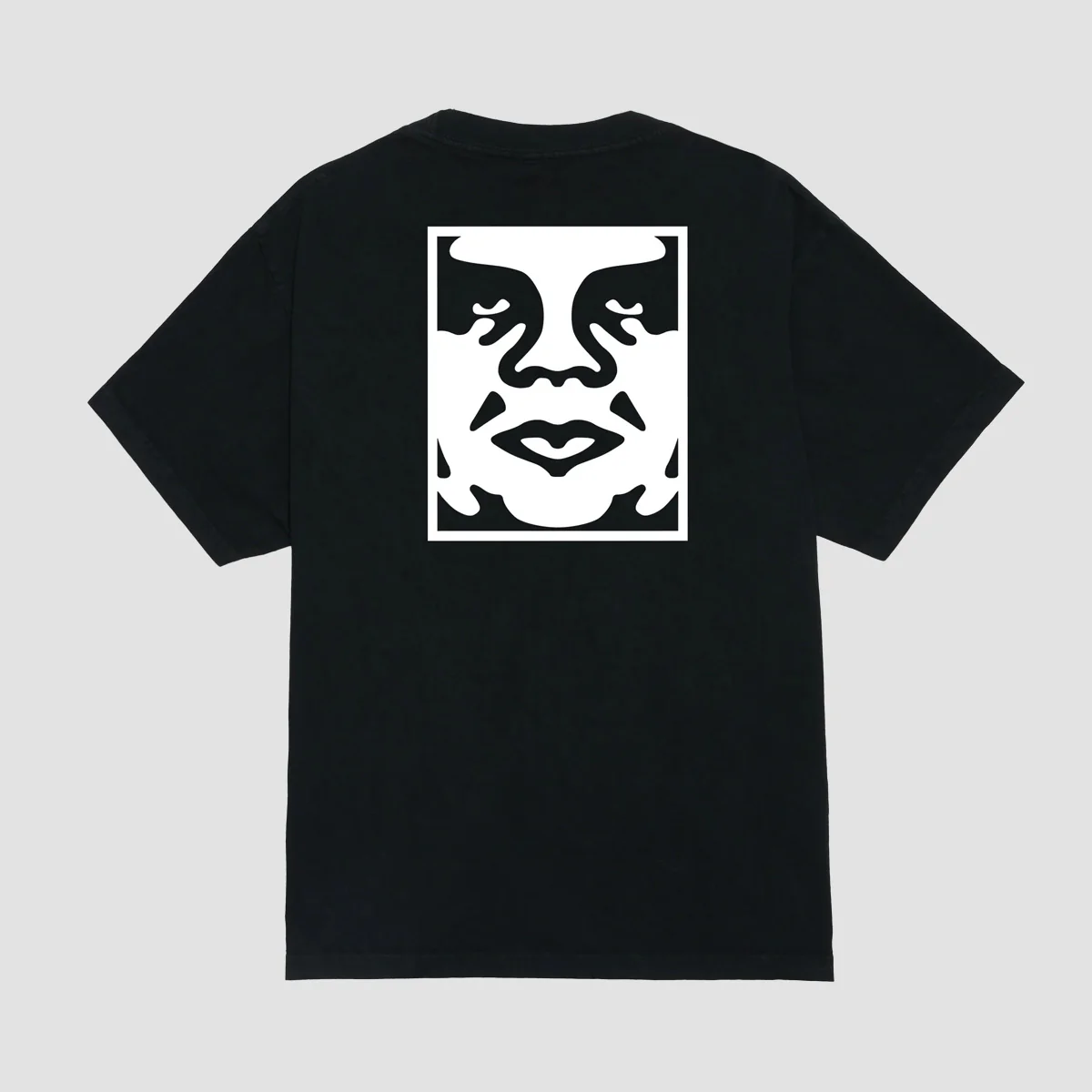 OBEY Bold Icon Face T-Shirt Pigment True Vintage Black