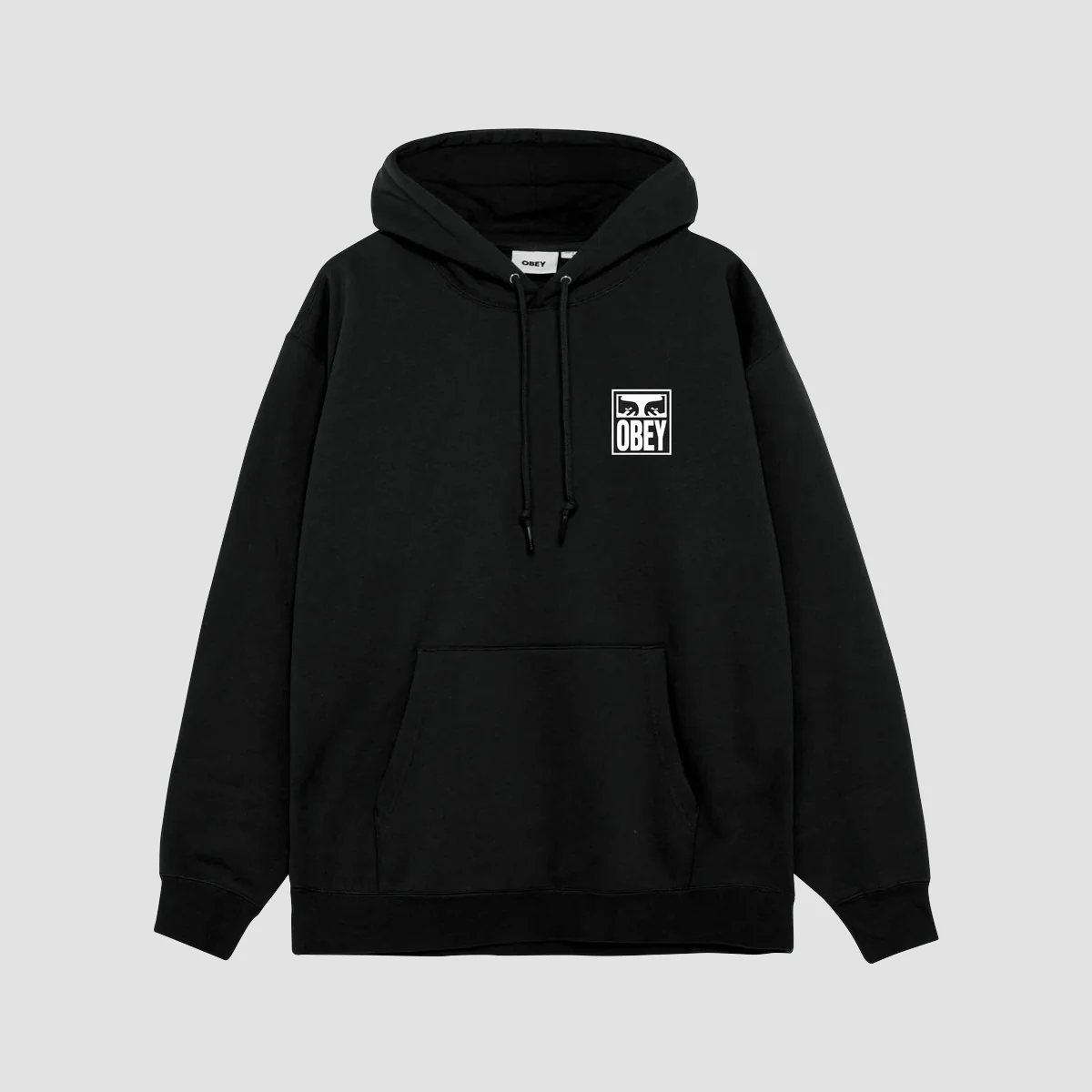 OBEY Eyes Icon Premium Pullover Hoodie Black - Image 2