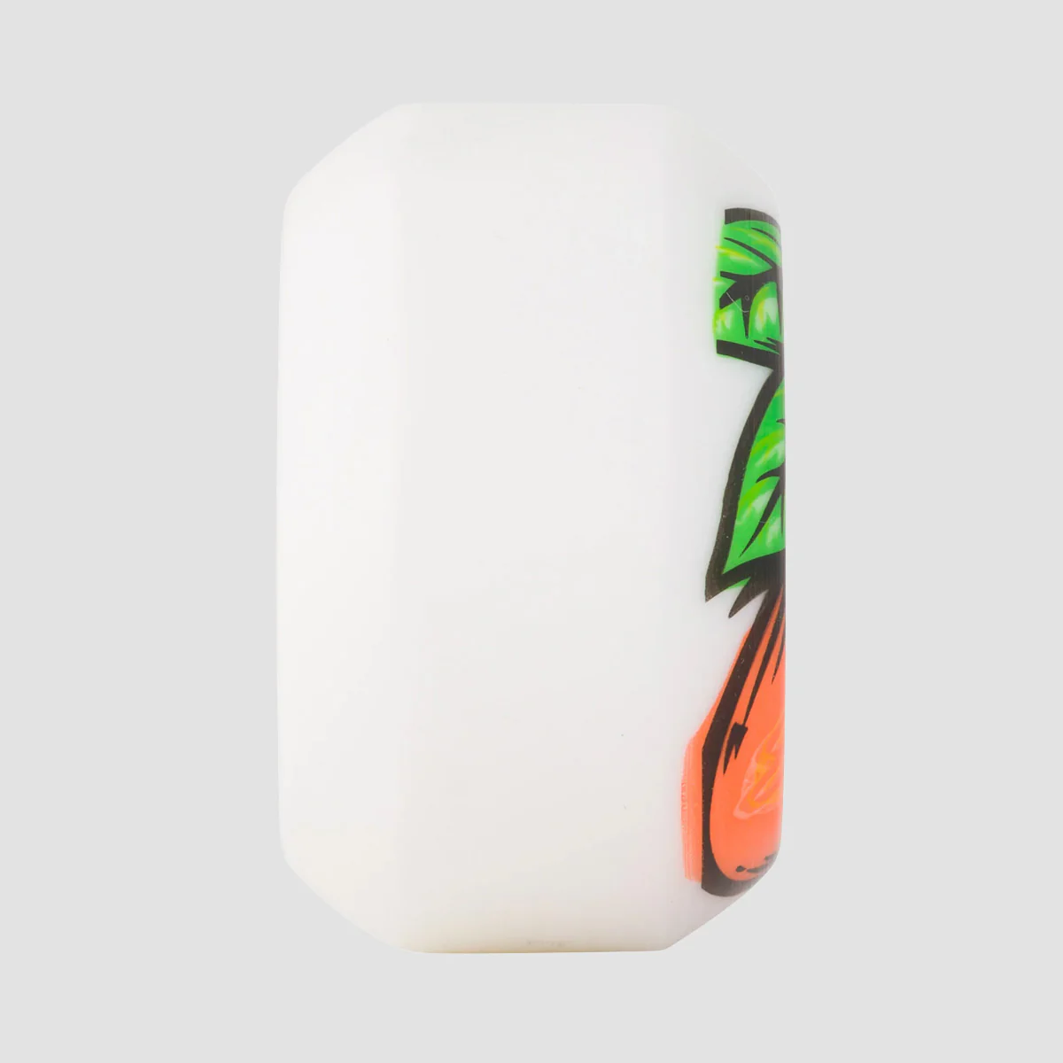 OJ From Concentrate Hardline 101a Skateboard Wheels White/Orange 53mm - Image 2