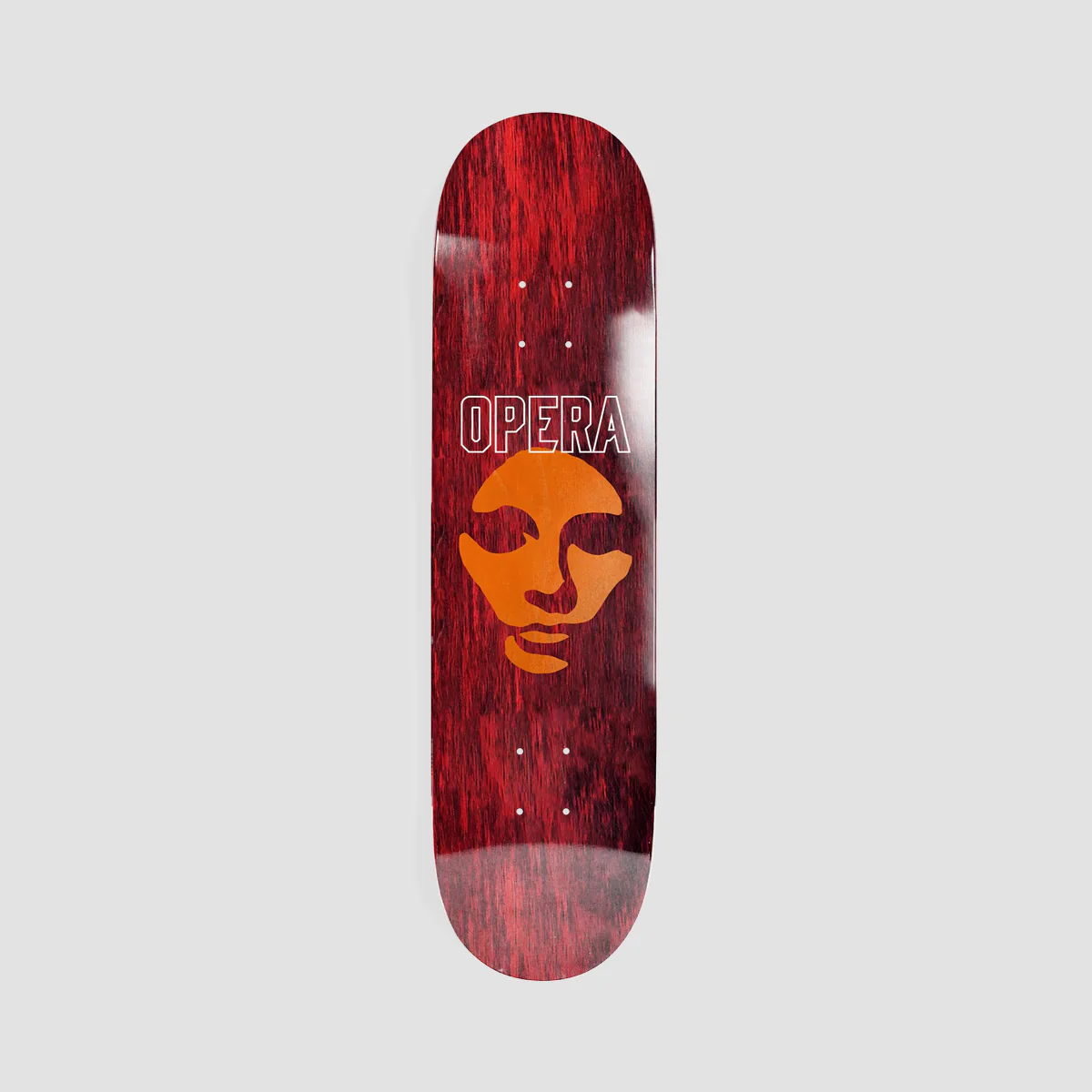 Opera Die Cut Mask EX7 Skateboard Deck Red - 8.5"