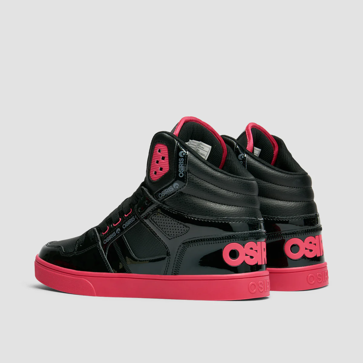 Osiris Clone Shoes - Black/Magenta/Black - Image 3