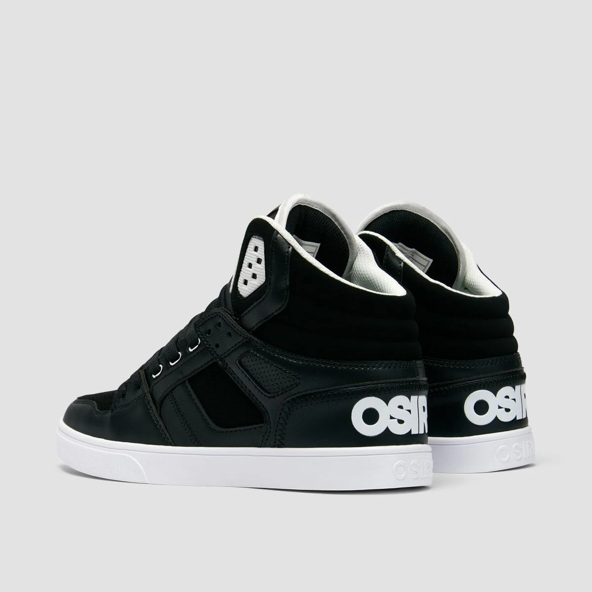 Osiris Clone High Top Shoes - Black/Black/White - Image 3