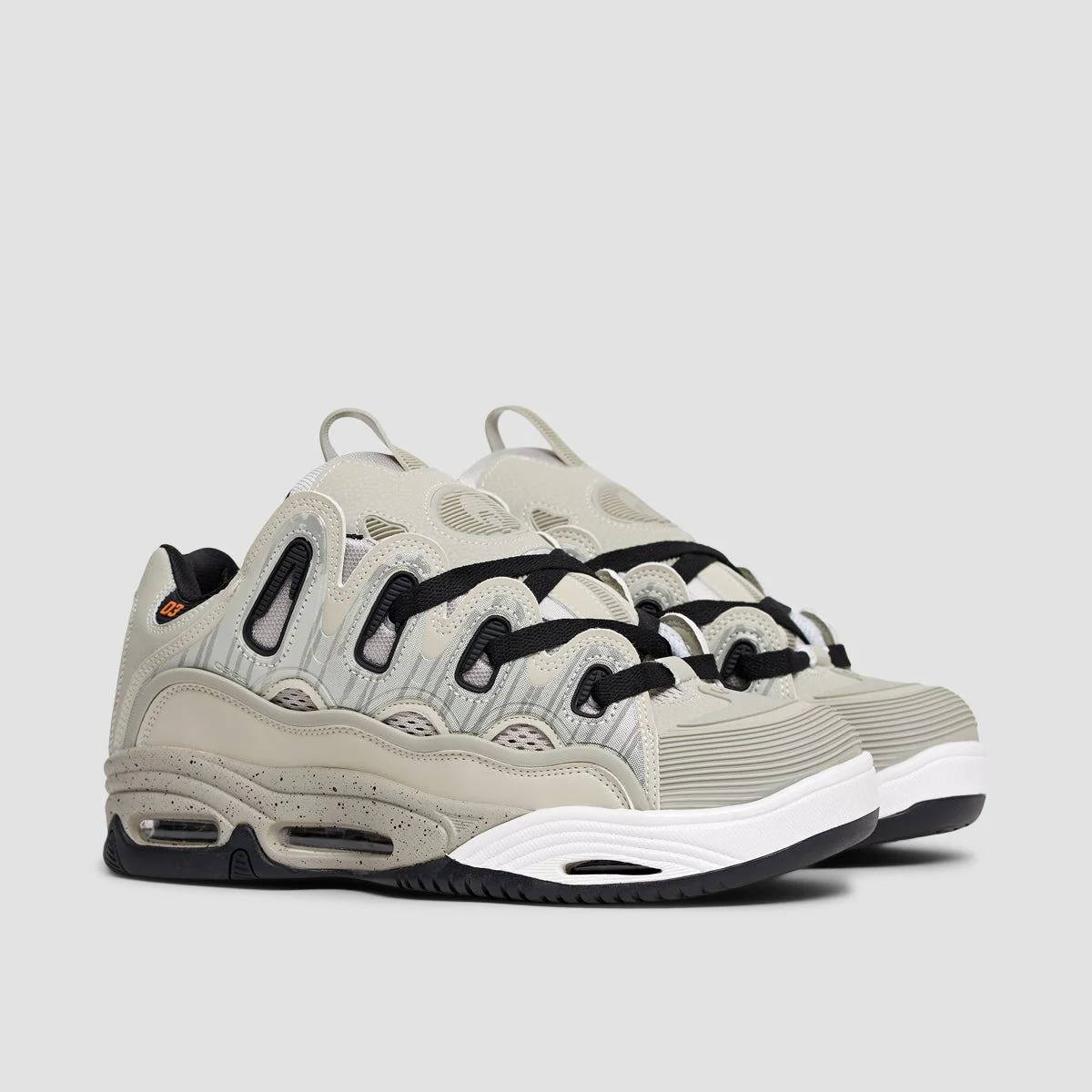 Osiris D3 2001 Shoes - Grey/Orange/Black - Image 2