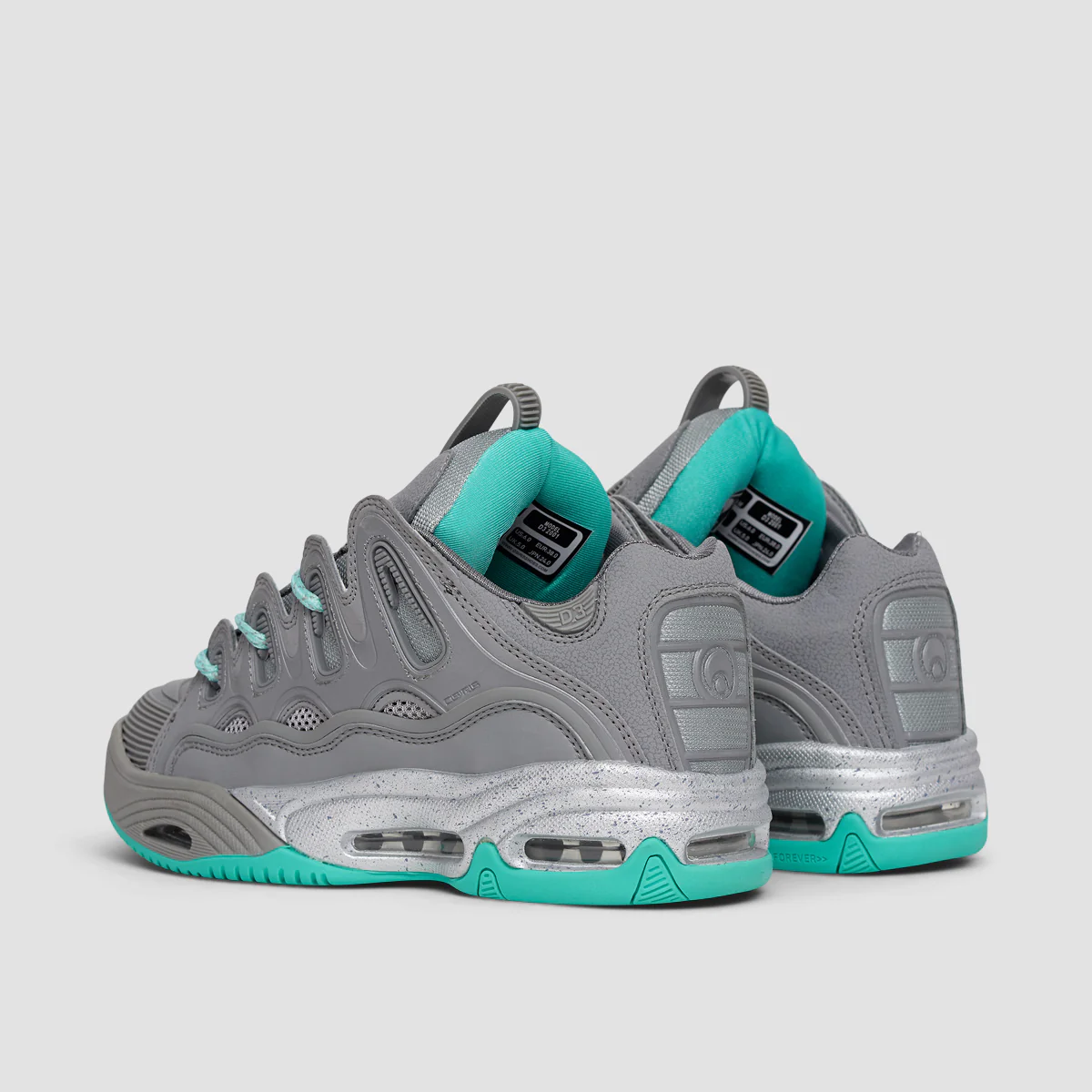 Osiris D3 2001 Shoes - Grey/Seafoam - Kids - Image 3