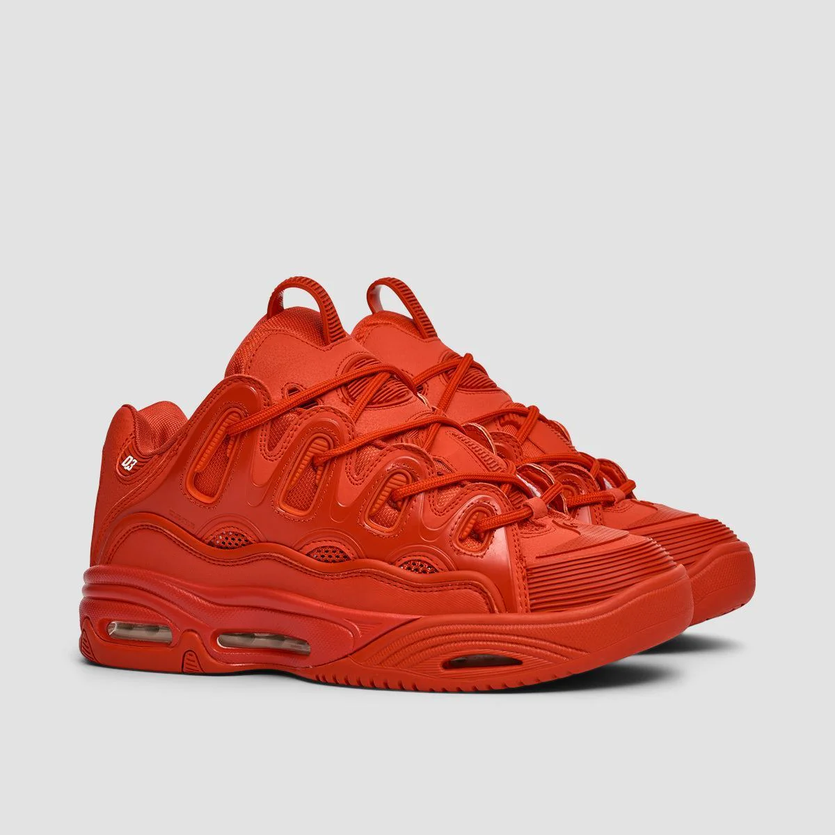 Osiris D3 2001 Shoes - Red/Red/Red - Image 2