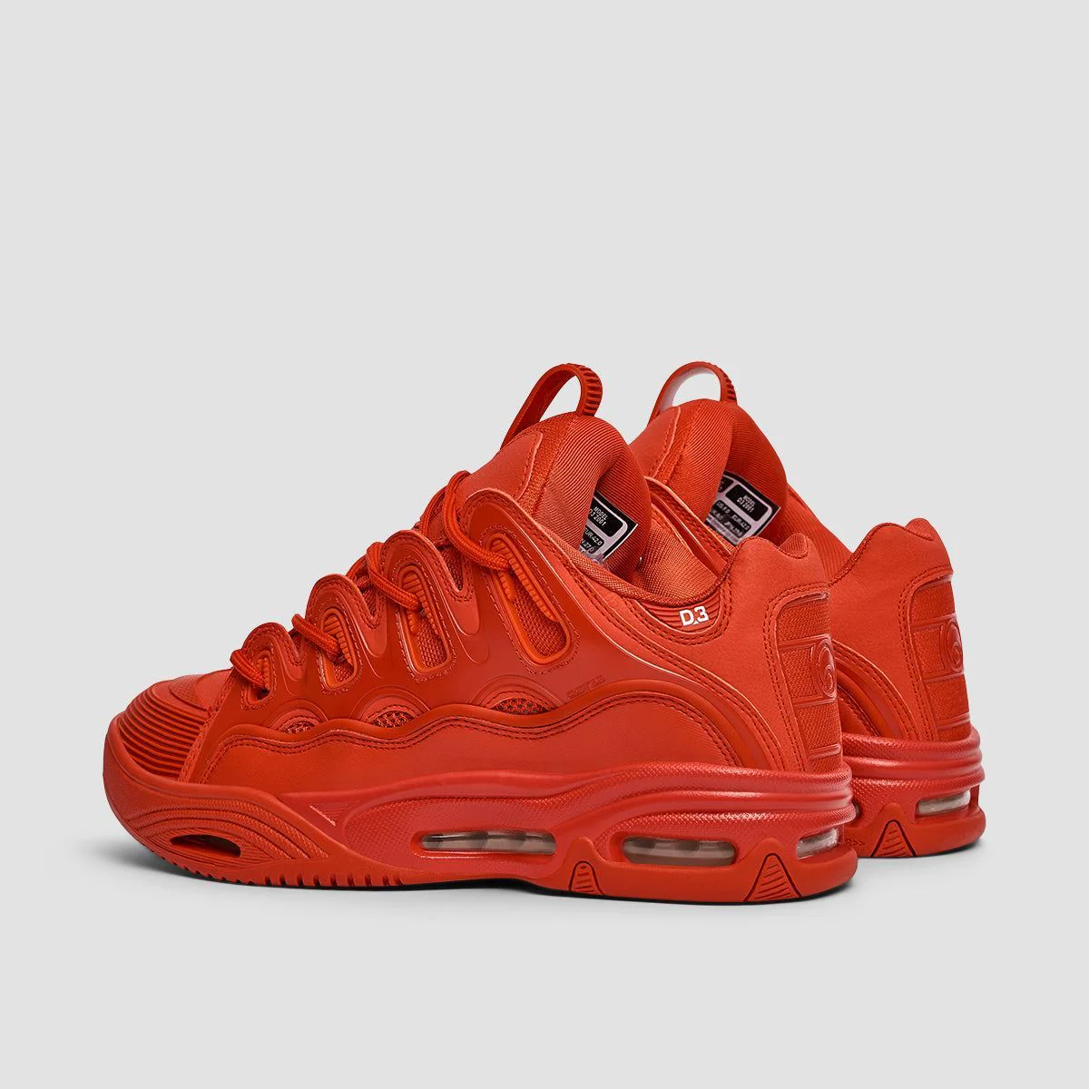Osiris D3 2001 Shoes - Red/Red/Red - Image 3