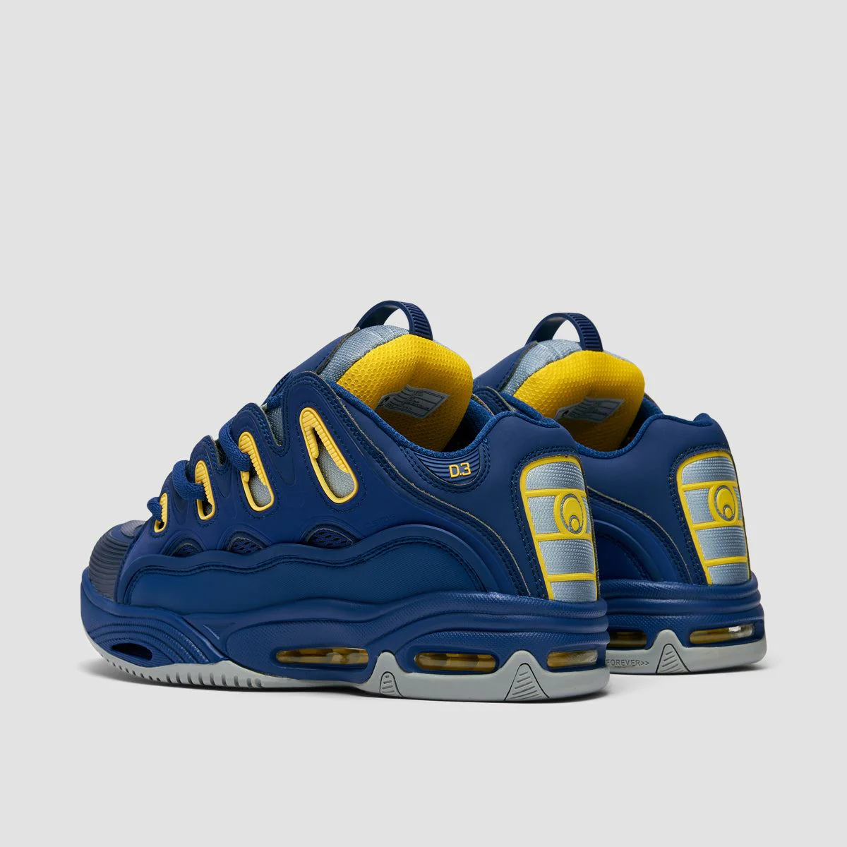 Osiris D3 2001 Shoes - Cadet Blue/Yellow - Image 3