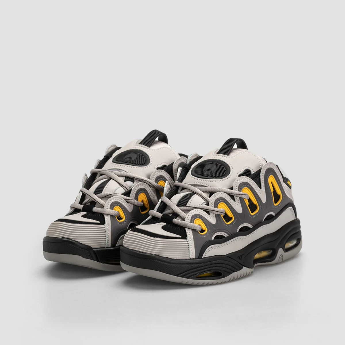Osiris D3 2001 Shoes - Grey/Black/Yellow - Image 2