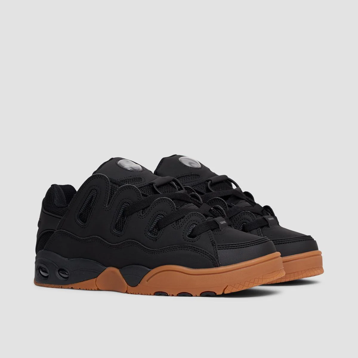 Osiris D3 OG Shoes - Black/Black/Gum - Image 2
