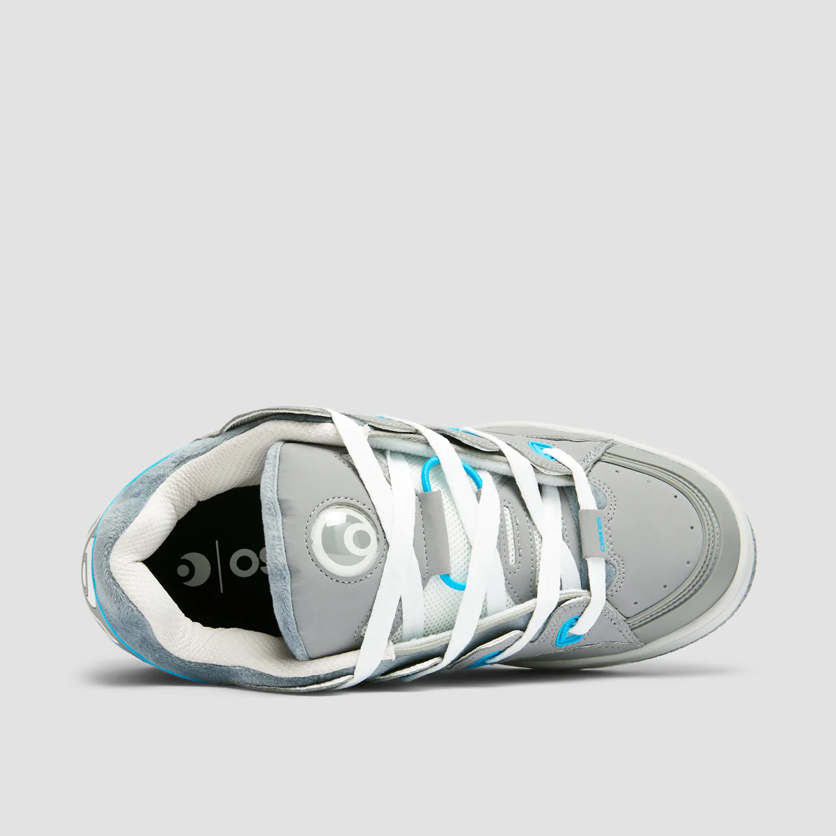 Osiris D3 OG Shoes - Grey/Blue/White - Image 4