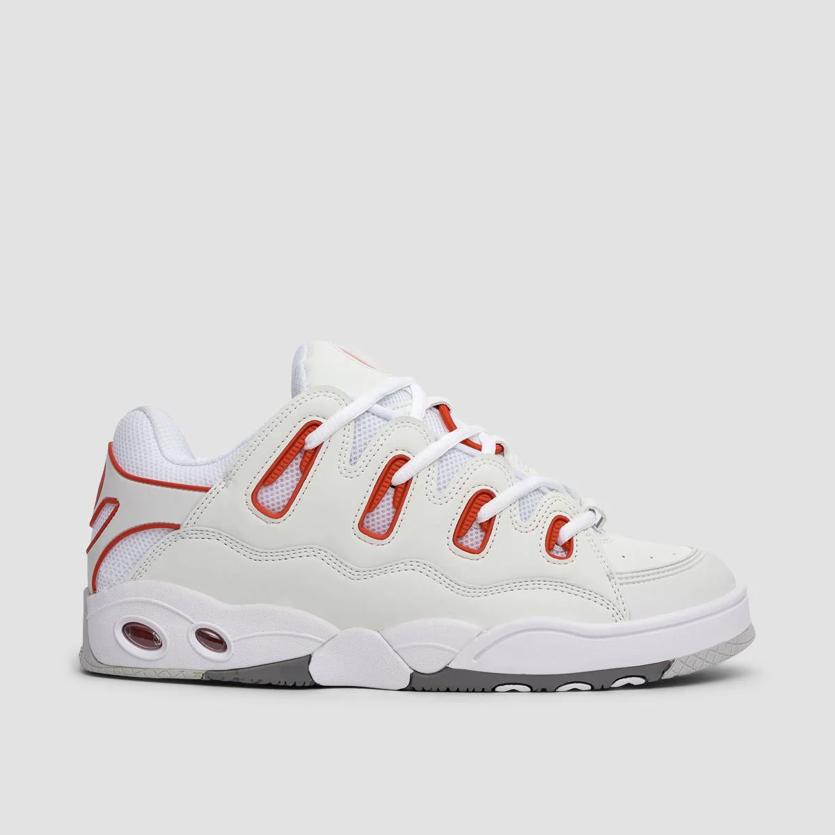 Osiris D3 OG Shoes - White/Red/Grey