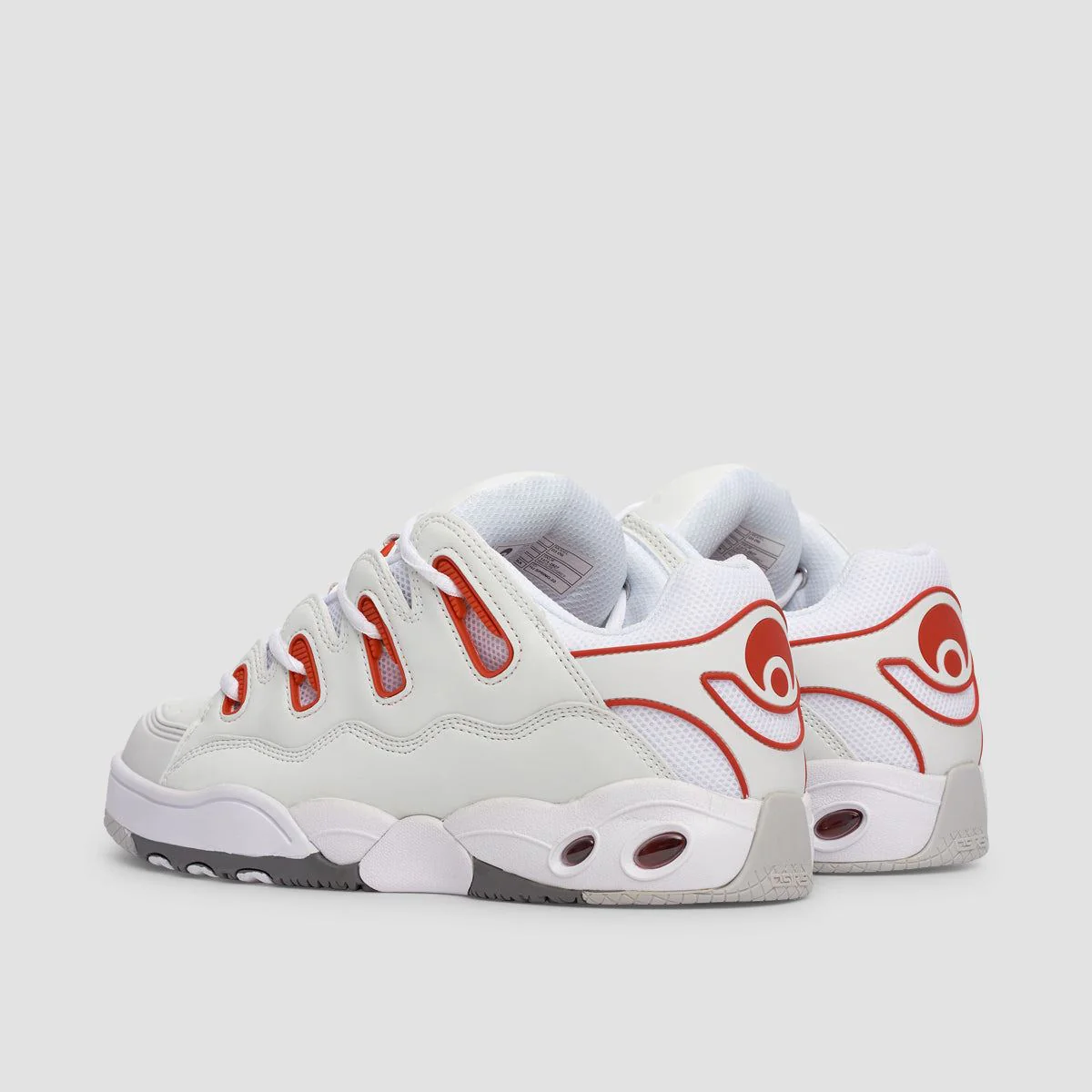 Osiris D3 OG Shoes - White/Red/Grey - Image 3