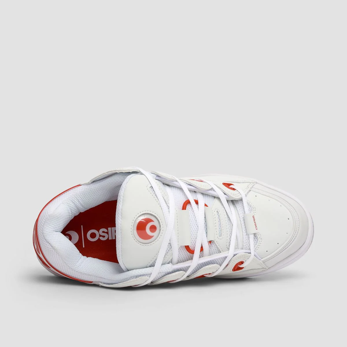 Osiris D3 OG Shoes - White/Red/Grey - Image 4