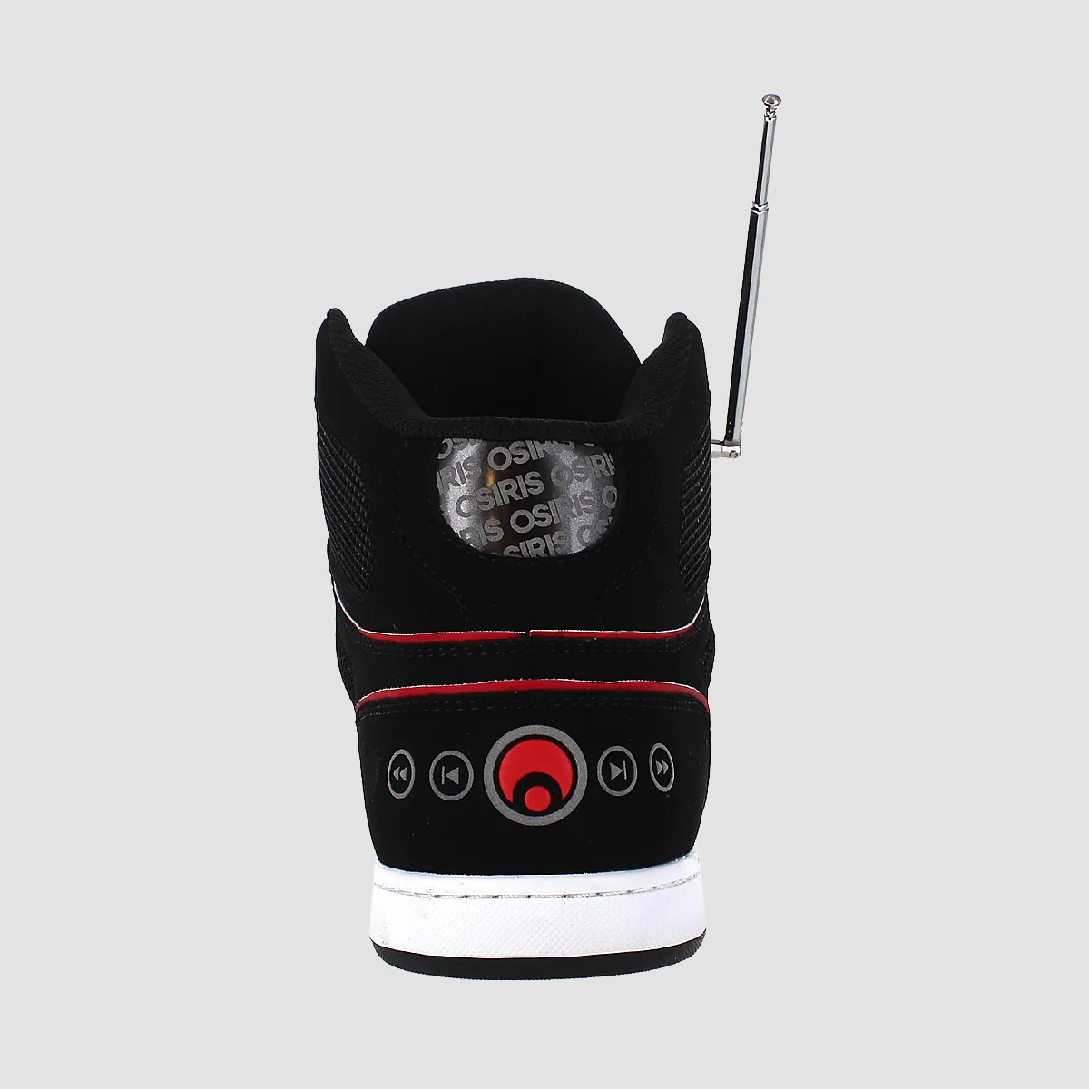 Osiris NYC 83 CLK High Top Shoes - Black/Red/Boombox - Image 4
