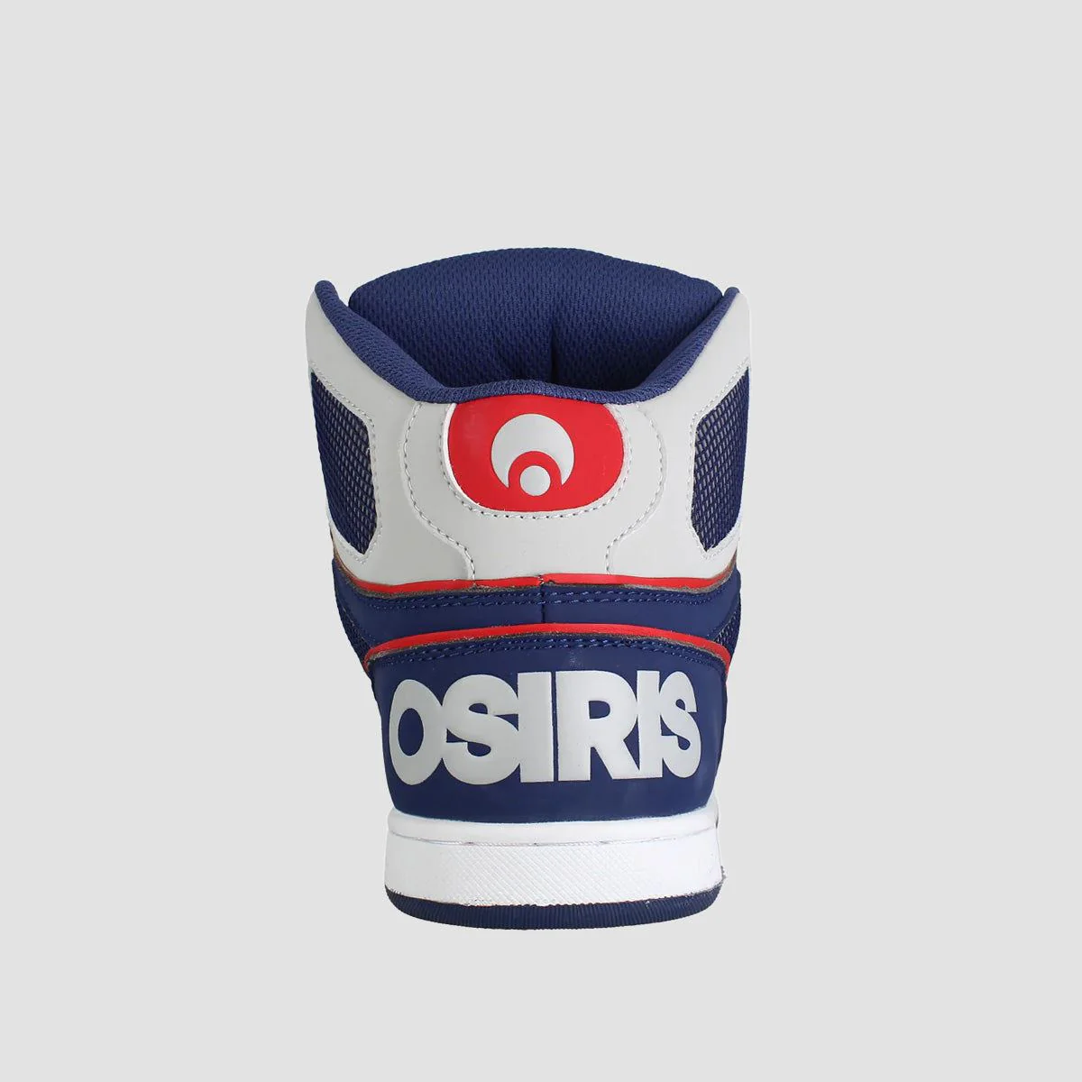Osiris NYC 83 CLK High Top Shoes - Navy/Grey/Red - Image 2