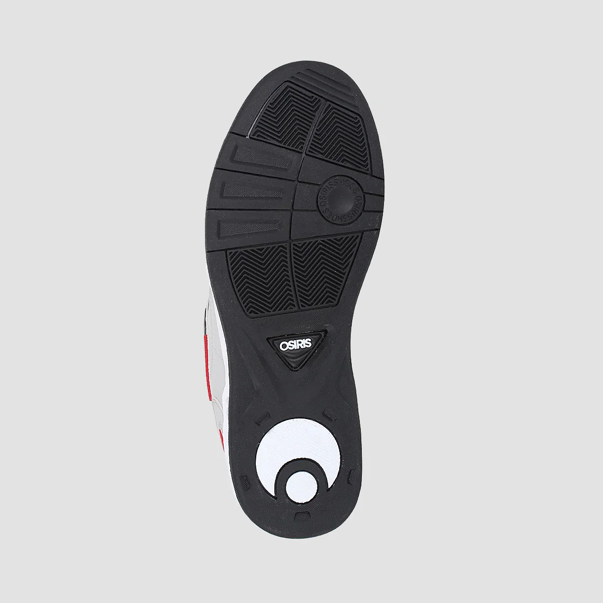 Osiris Peril Shoes - Grey/Black/Red - Image 3