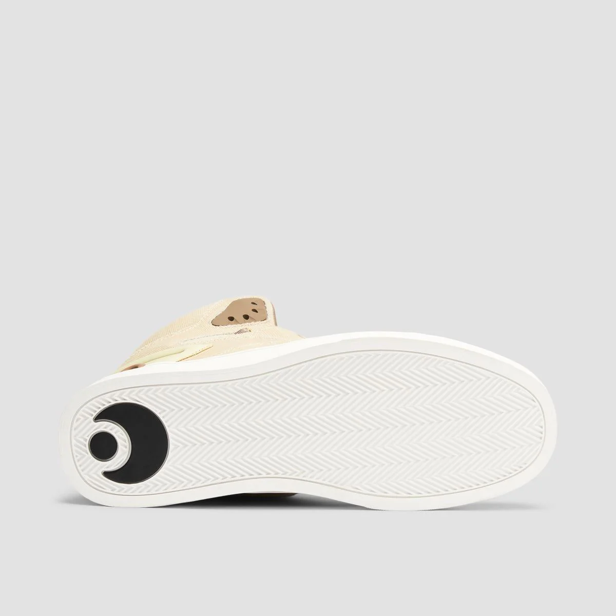 Osiris Rize Ultra High Top Shoes - Sand/White/Brown - Image 5
