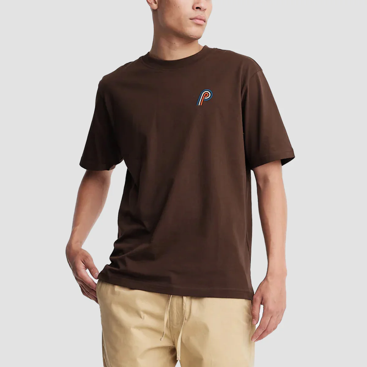 Parlez Dabney T-Shirt Mocha Brown - Image 2