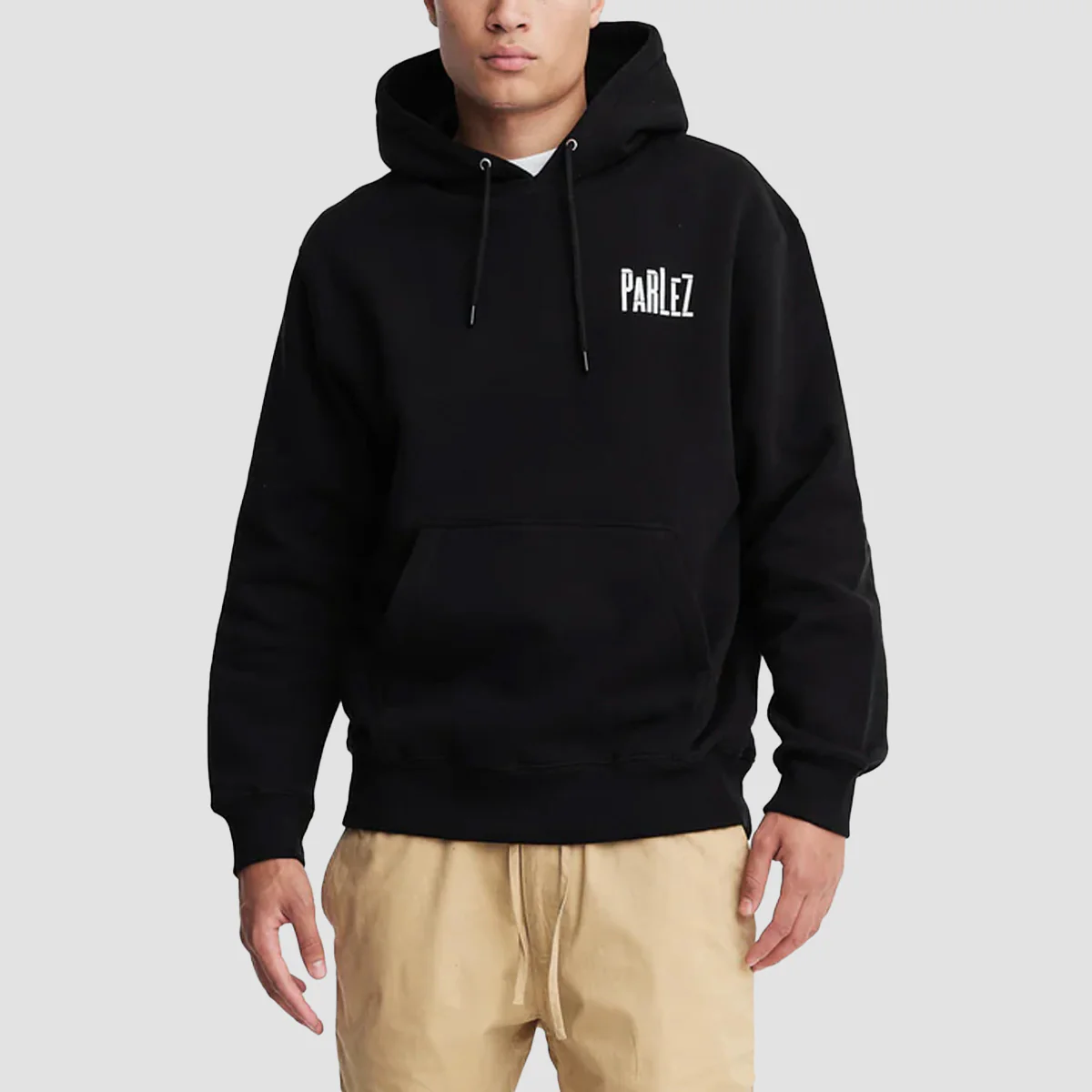 Parlez Layman Pullover Hoodie Black - Image 2
