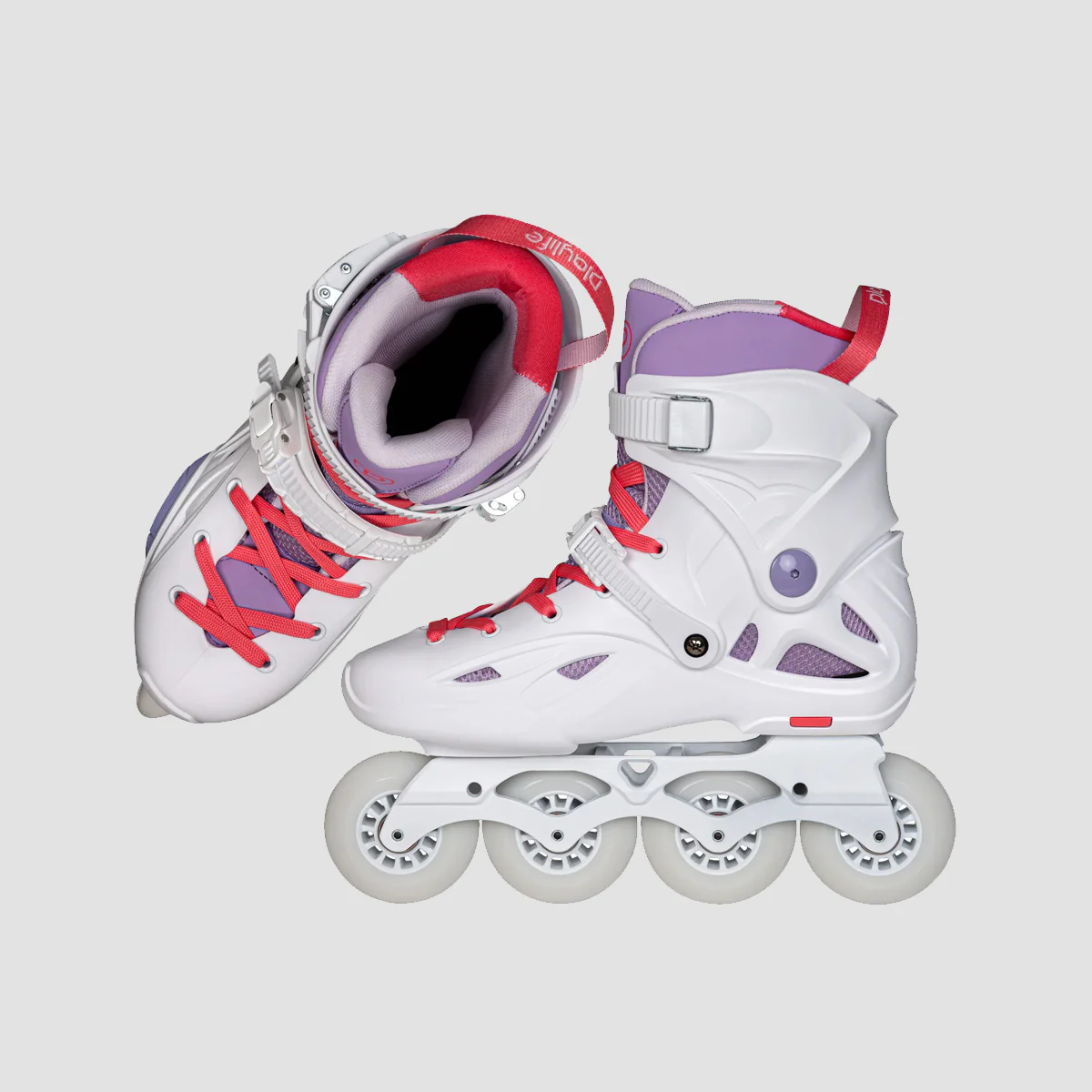 Playlife Imperial 80 Inline Skates White/Violet - Image 2
