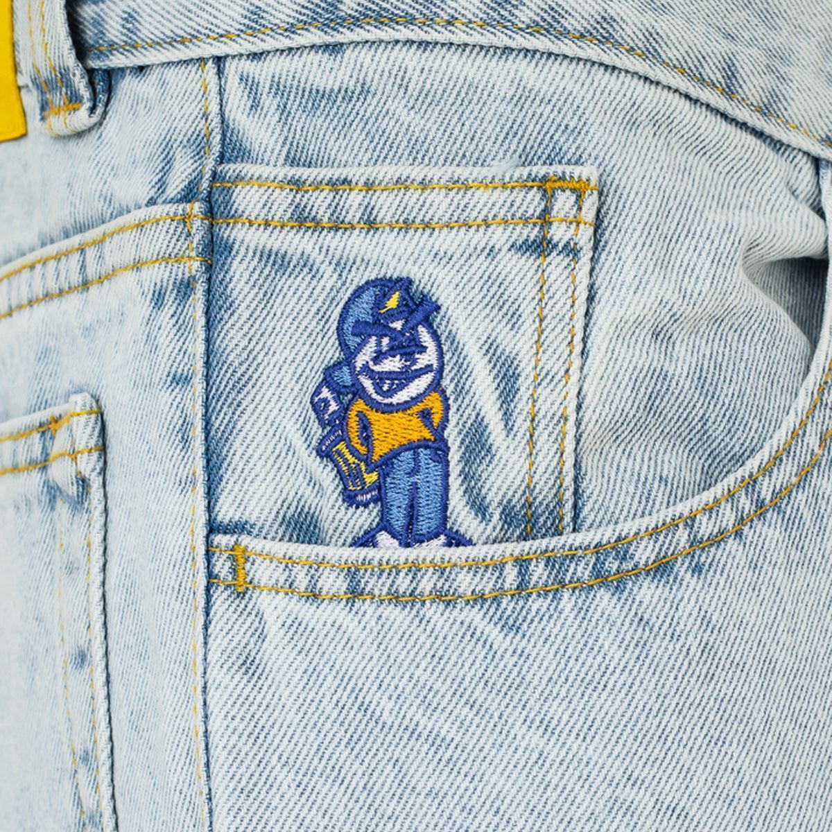 Polar 93! Denim Jeans Light Blue - Image 3