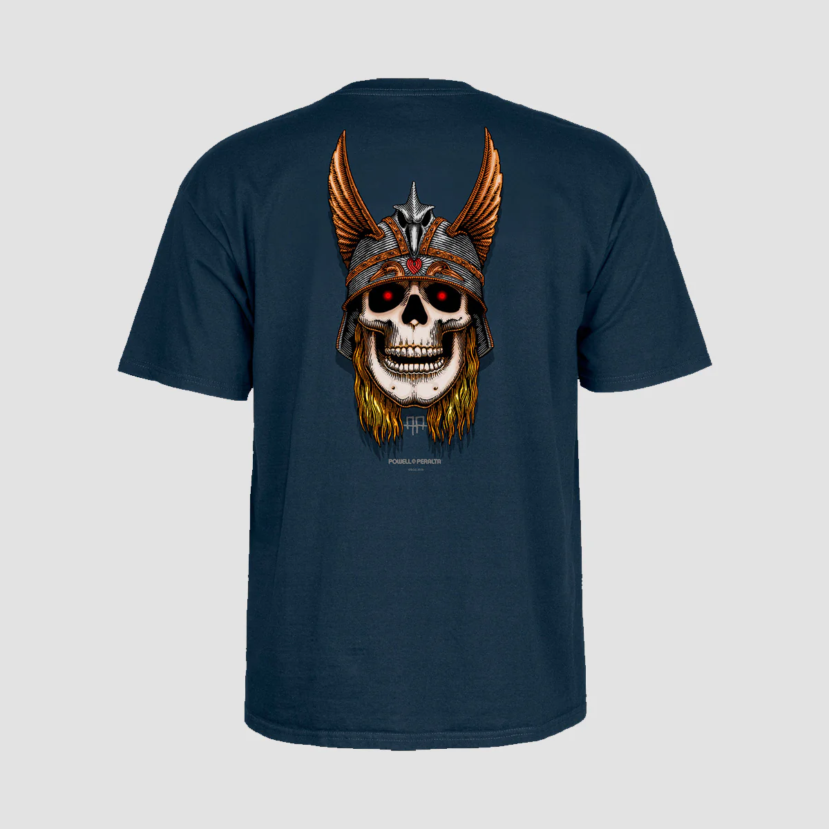 Powell Peralta Andy Anderson Skull T-Shirt Navy