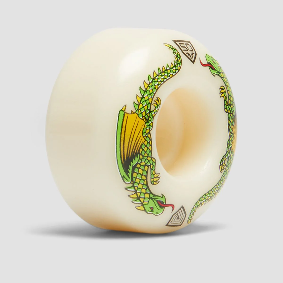 Powell Peralta Dragon Formula 93A V1 Skateboard Wheels Off White 50x30mm - Image 2