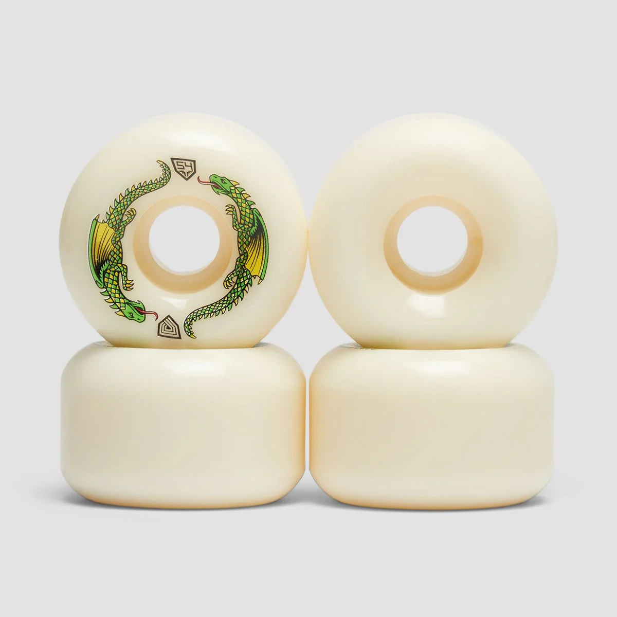 Powell Peralta Dragon Formula 93A V6 Skateboard Wheels Off White 54x34mm