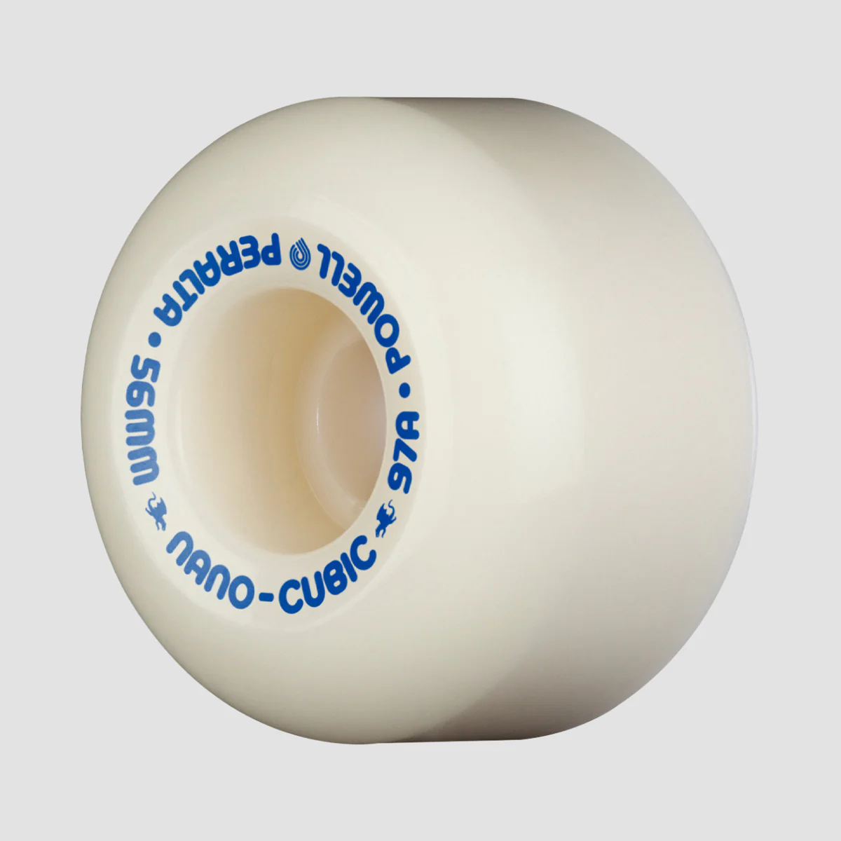 Powell Peralta Dragon Formula Nano Cubic 97A Skateboard Wheels Off White/Blue 56x37mm