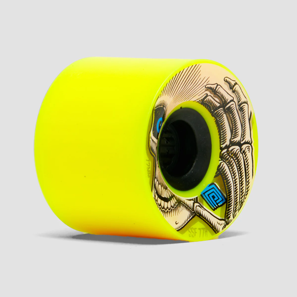 Powell Peralta Kevin Reimer 77A Soft Slide Skateboard Wheels Yellow 72mm - Image 2