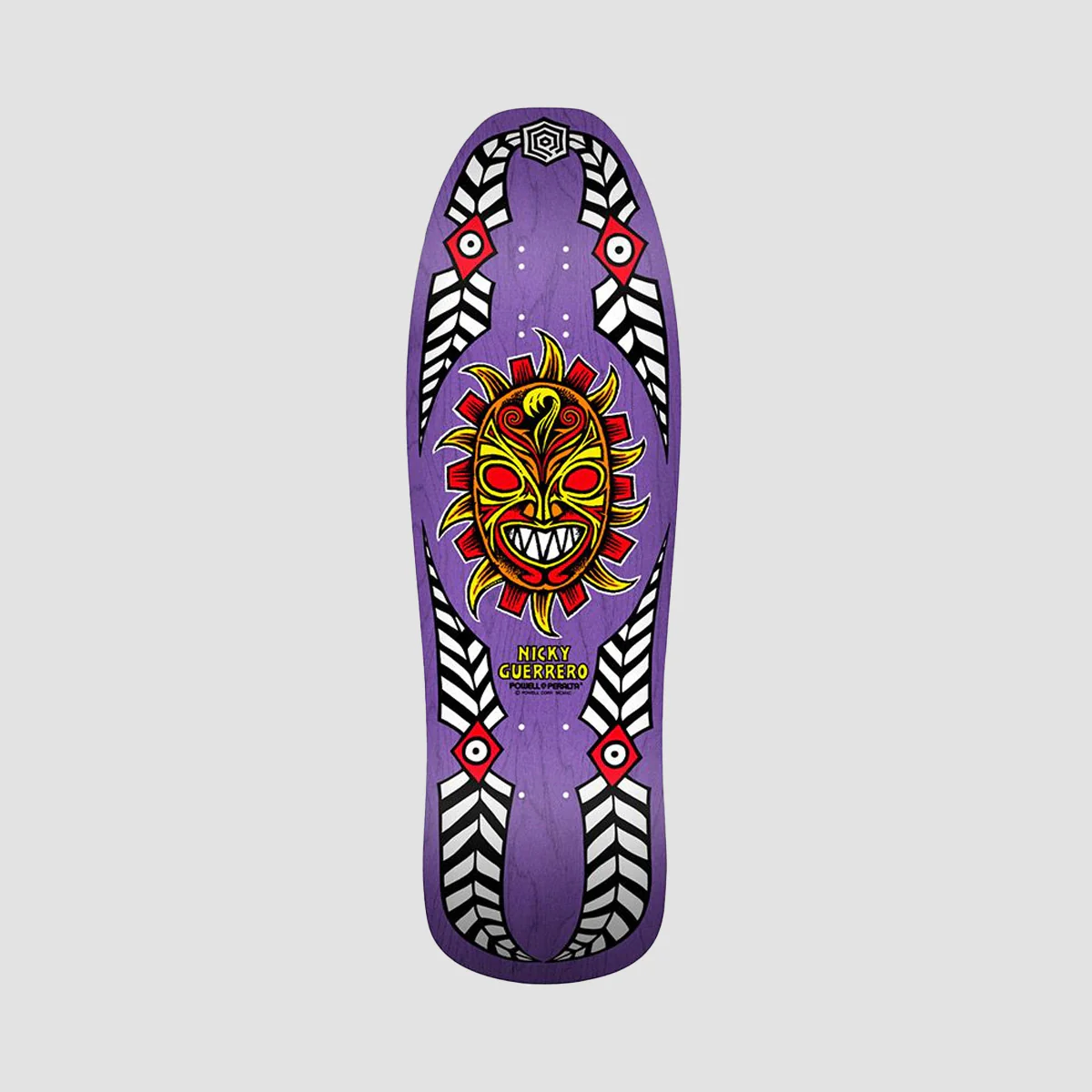 Powell Peralta Nicky Guerrero Mask 279 Skateboard Deck Purple - 10"