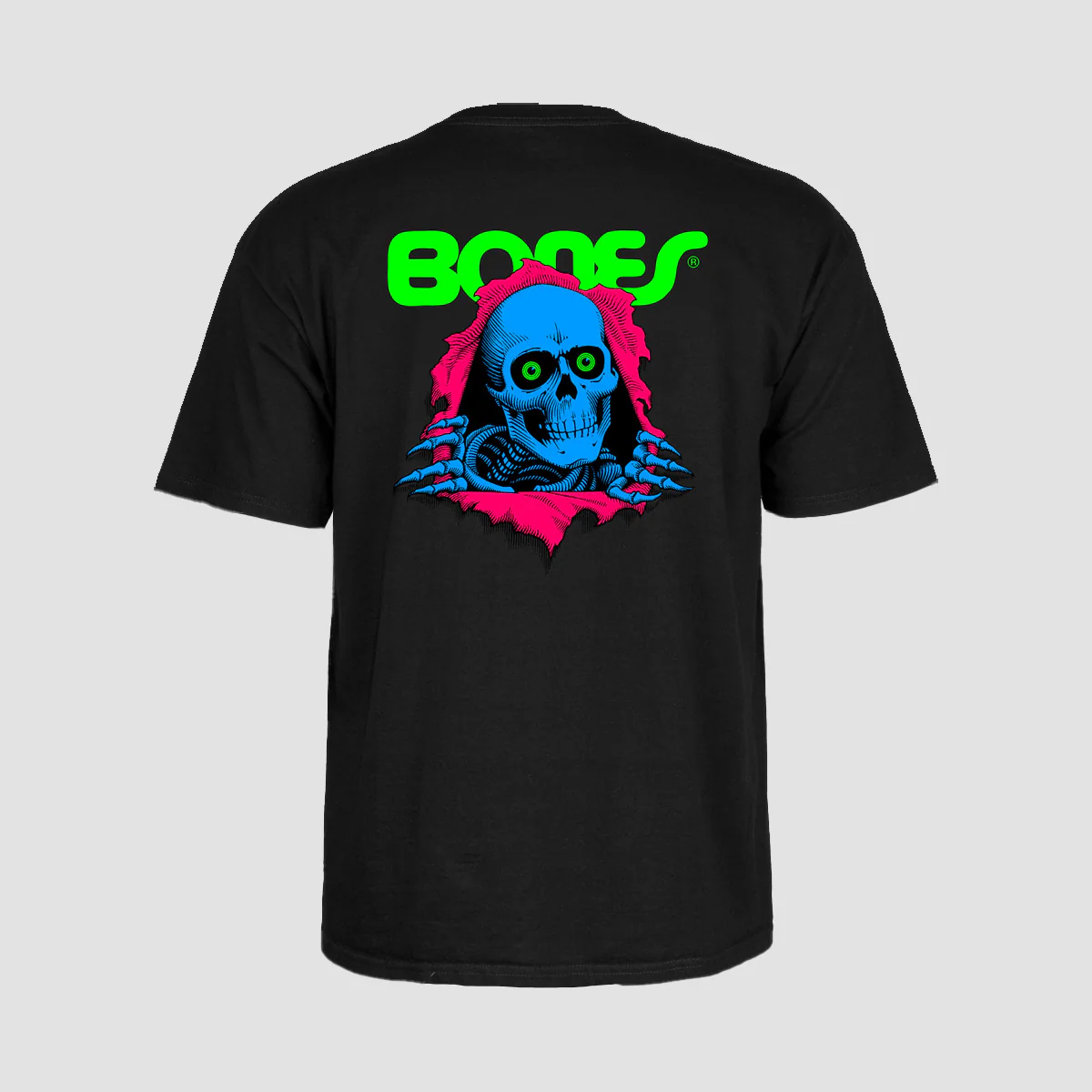 Powell Peralta Ripper T-Shirt Blacklight Black