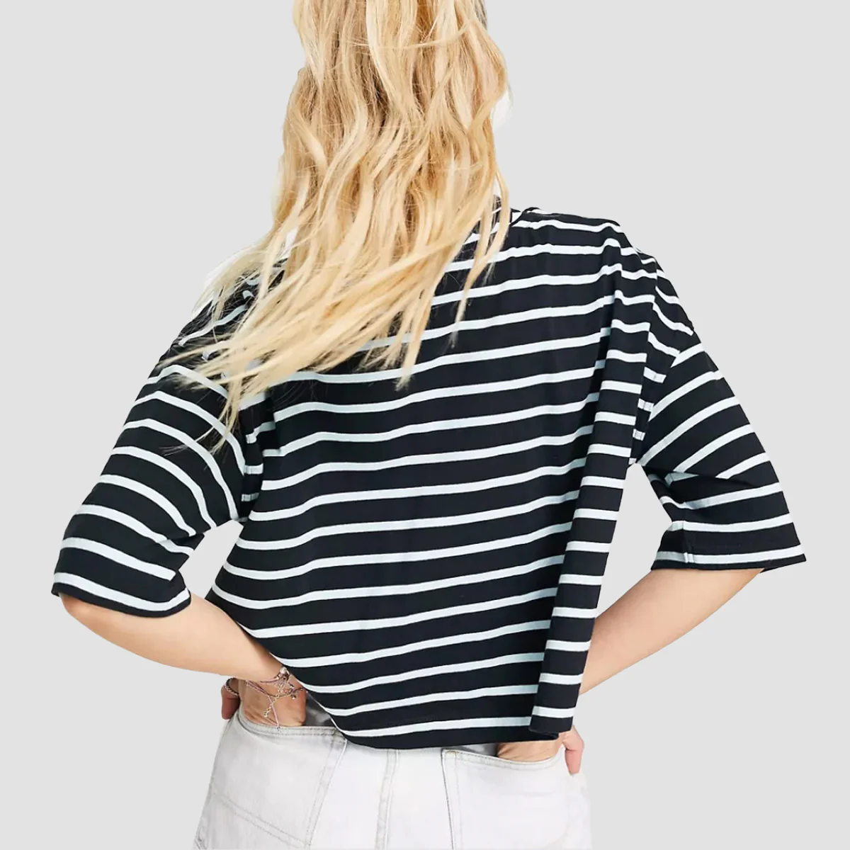 Quiksilver 90s Crop Longer Sleeve T-Shirt Black 90s - Womens - Image 2