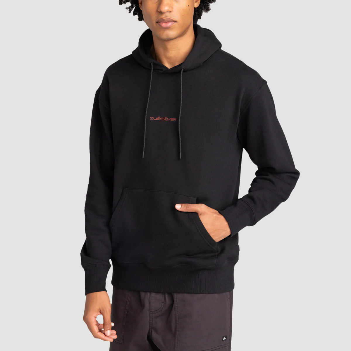 Quiksilver Abstract Nature Pullover Hoodie Black - Image 2