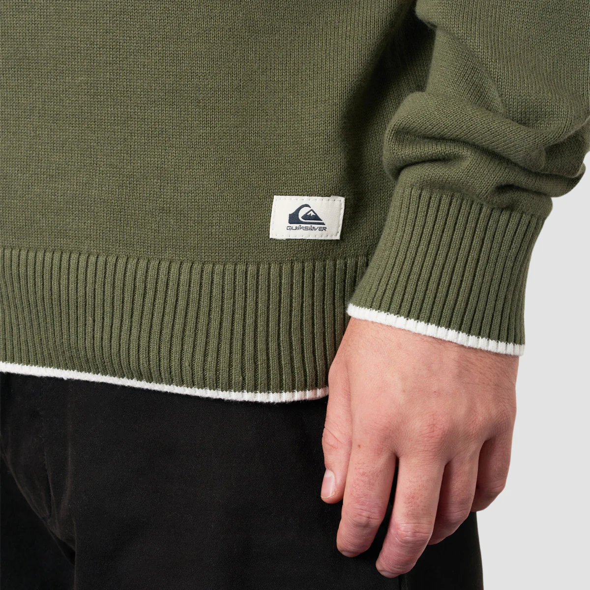 Quiksilver Altonside Crew Sweat Four Leaf Clover - Image 2