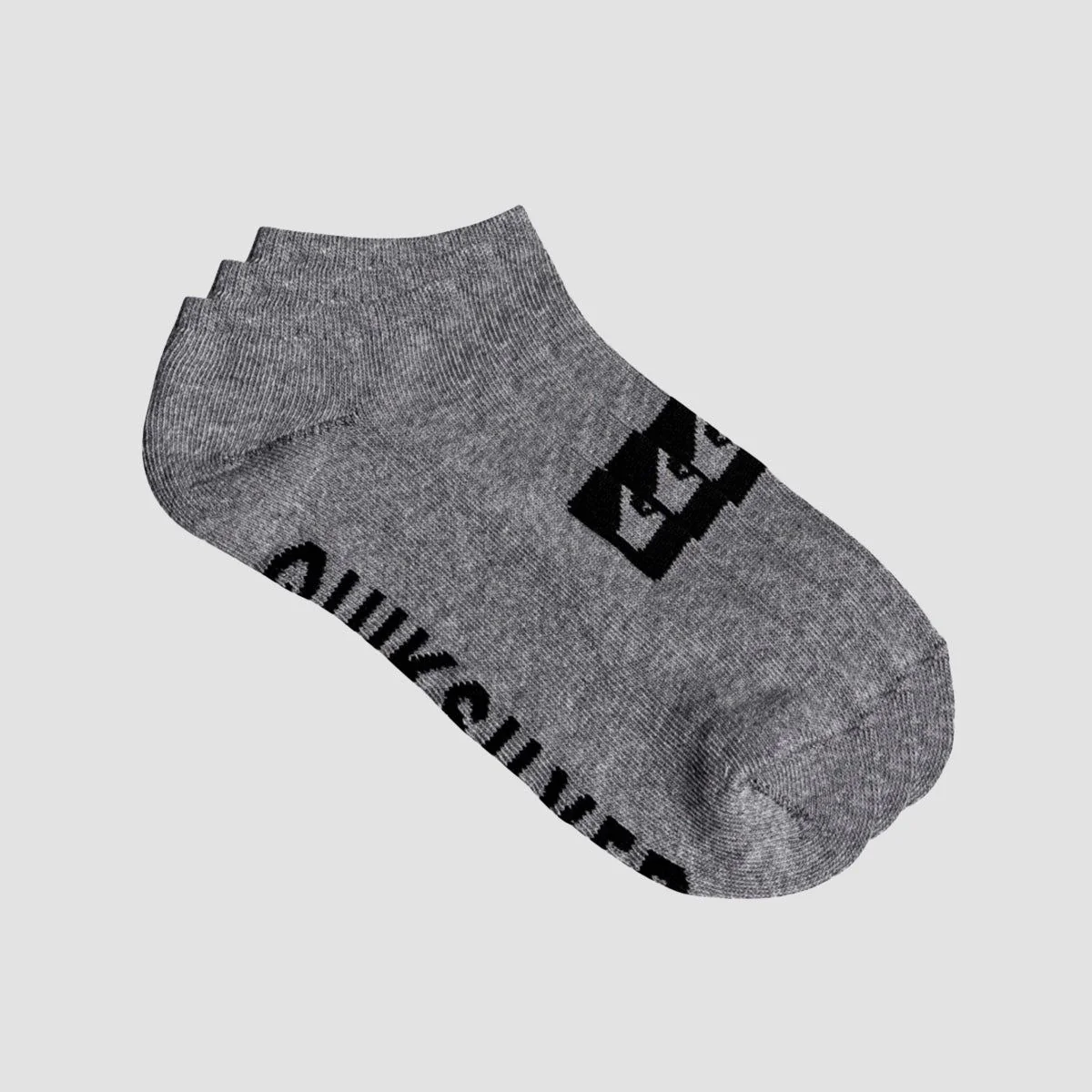 Quiksilver Ankle Socks 3 Pack Athletic Heather