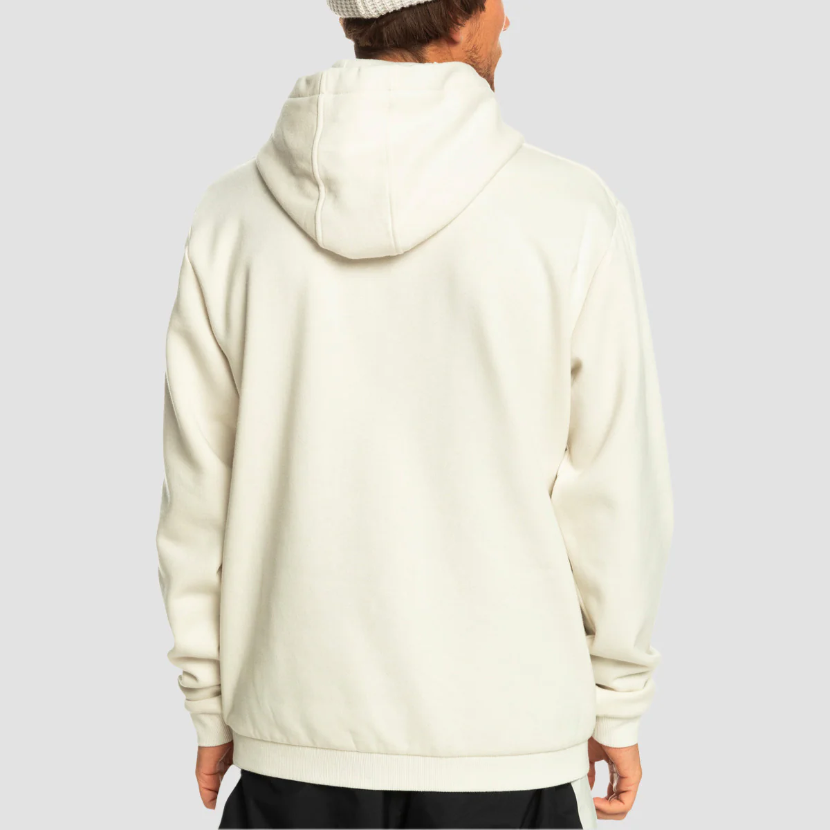 Quiksilver Big Logo Snow Pullover Hoodie Nimbus Cloud - Image 2