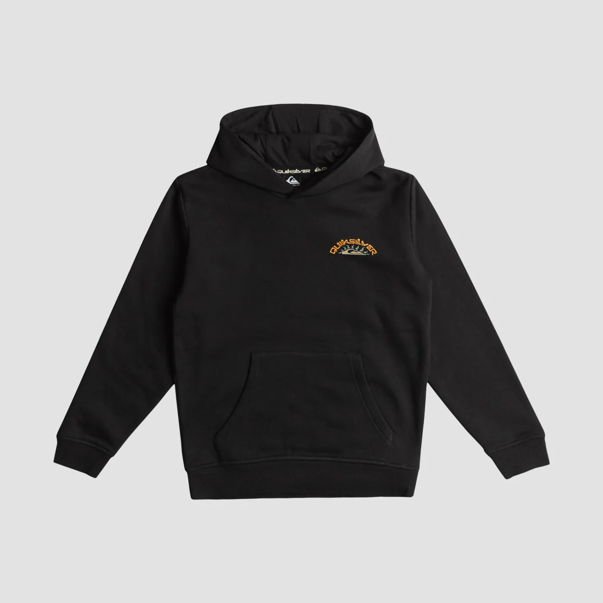 Quiksilver Big Logo Snow Pullover Hoodie True Black - Kids - Image 2