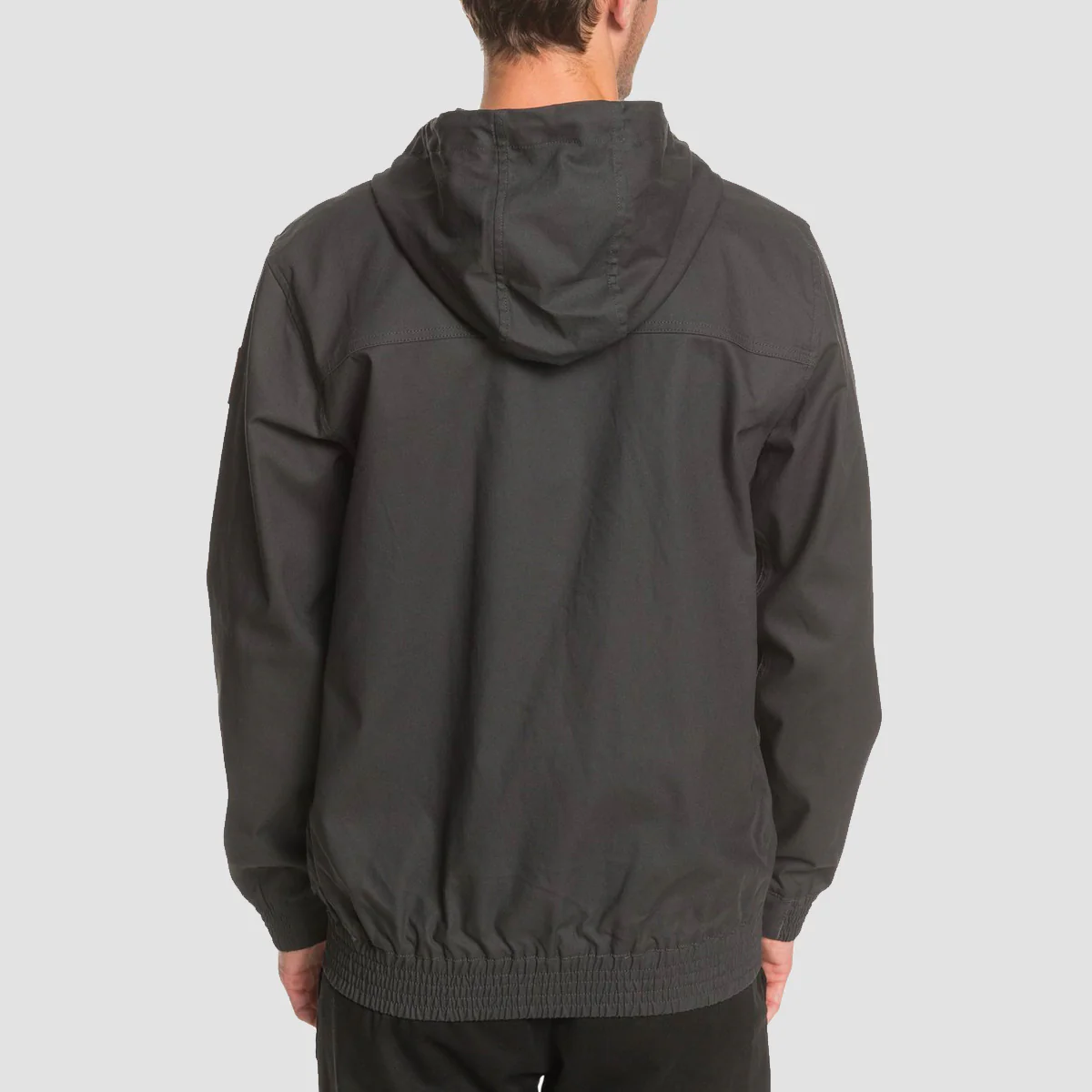 Quiksilver Brooks Unlined Hooded Canvas Jacket Tarmac - Image 2