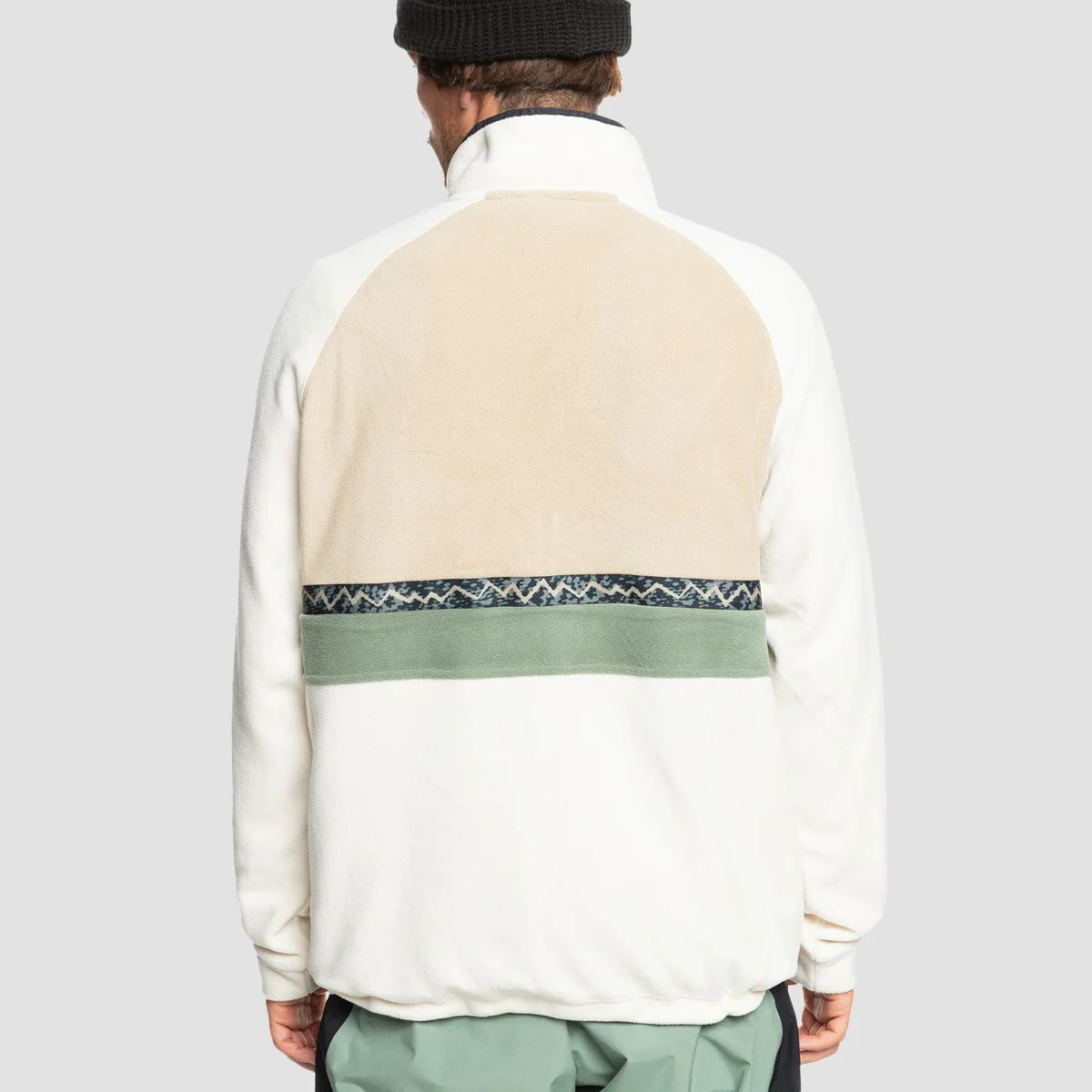 Quiksilver Champagne Powder Half-Zip Sweatshirt Birch - Image 2